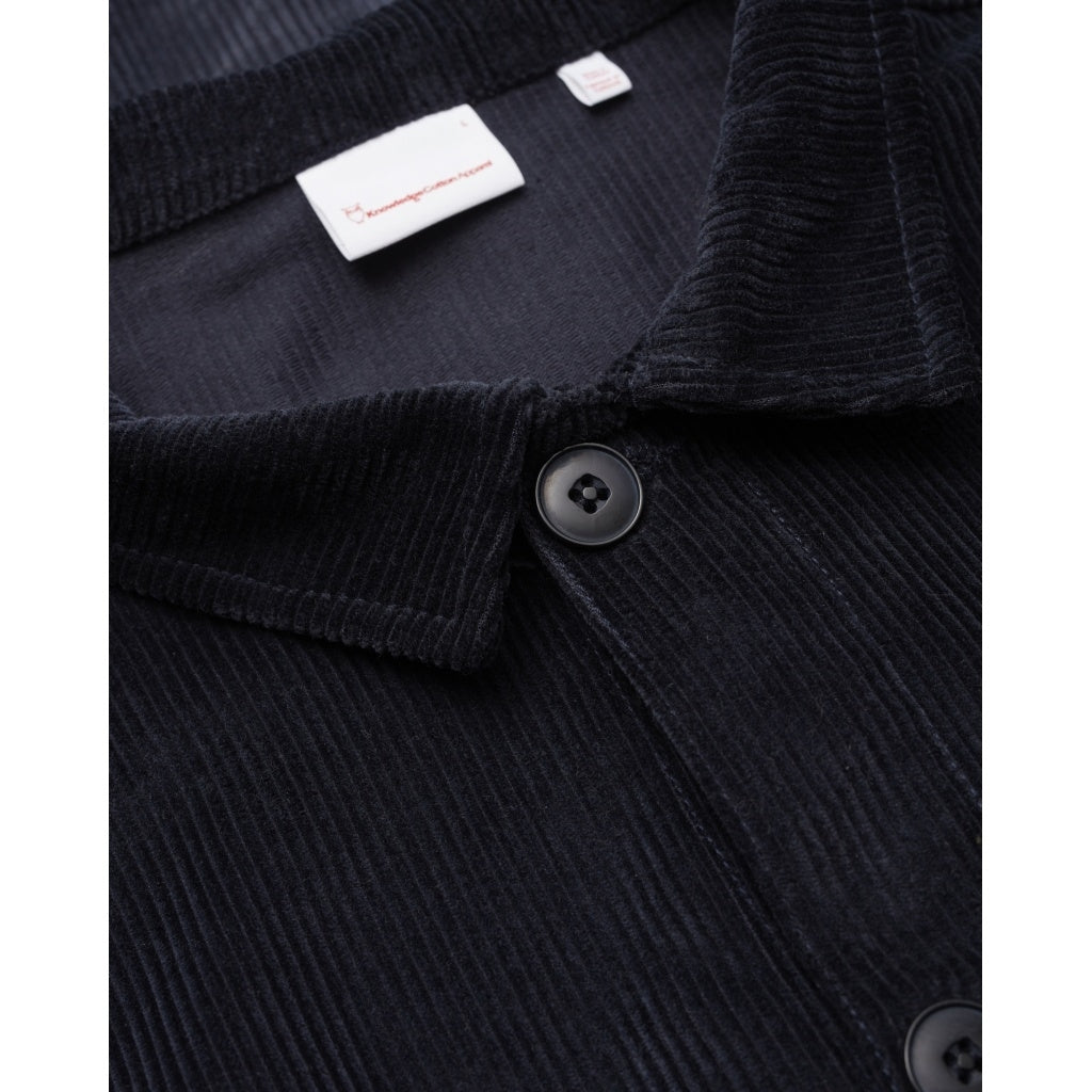 Overshirt Corduroy Navy - KNOWLEDGE COTTON APPAREL