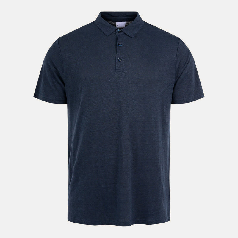 Rowan Organic Linen Polo - KNOWLEDGE COTTON APPAREL