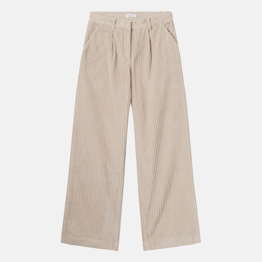 Posey Irregular Corduroy Pants Wide High Rise - KNOWLEDGE COTTON APPAREL