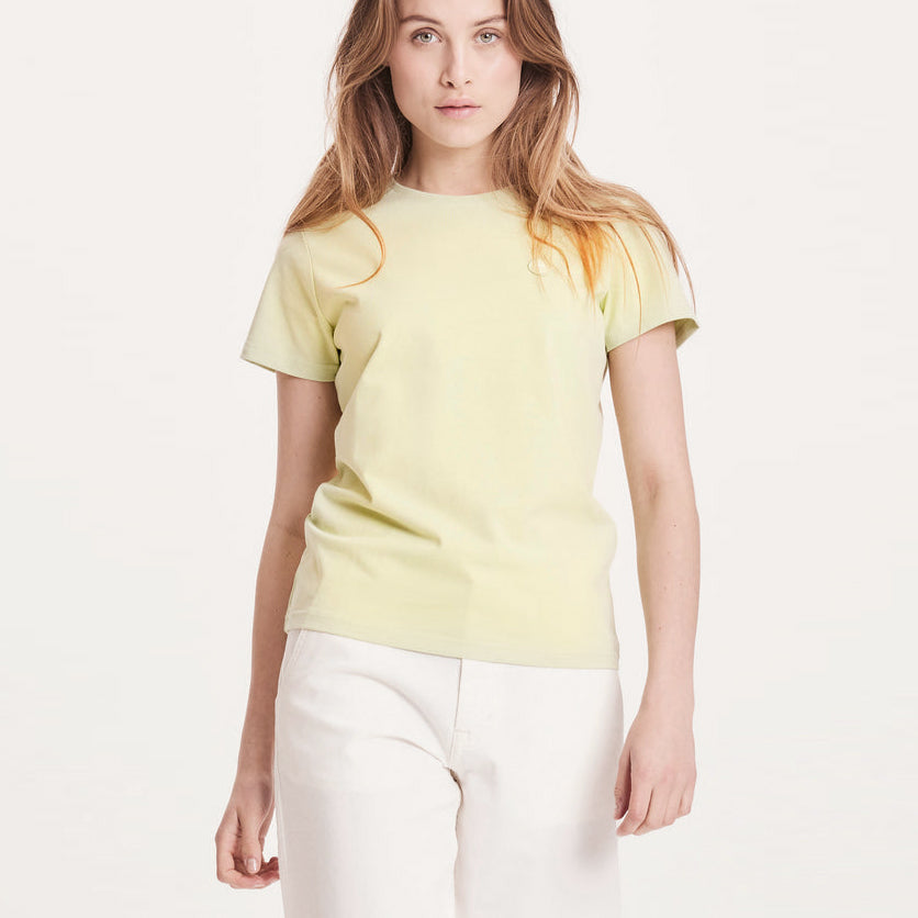 Basic Organic Cotton T-shirt GOTS - Lint- KNOWLEDGE COTTON APPAREL