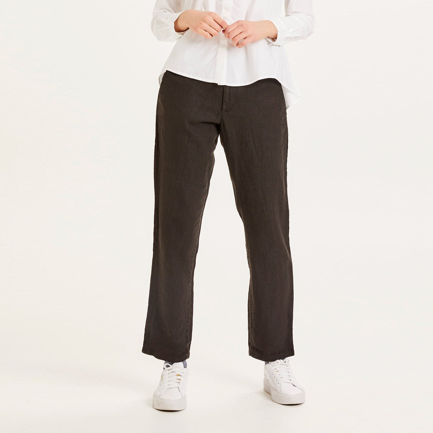 Senna Linen Jet Black - KNOWLEDGE COTTON APPAREL