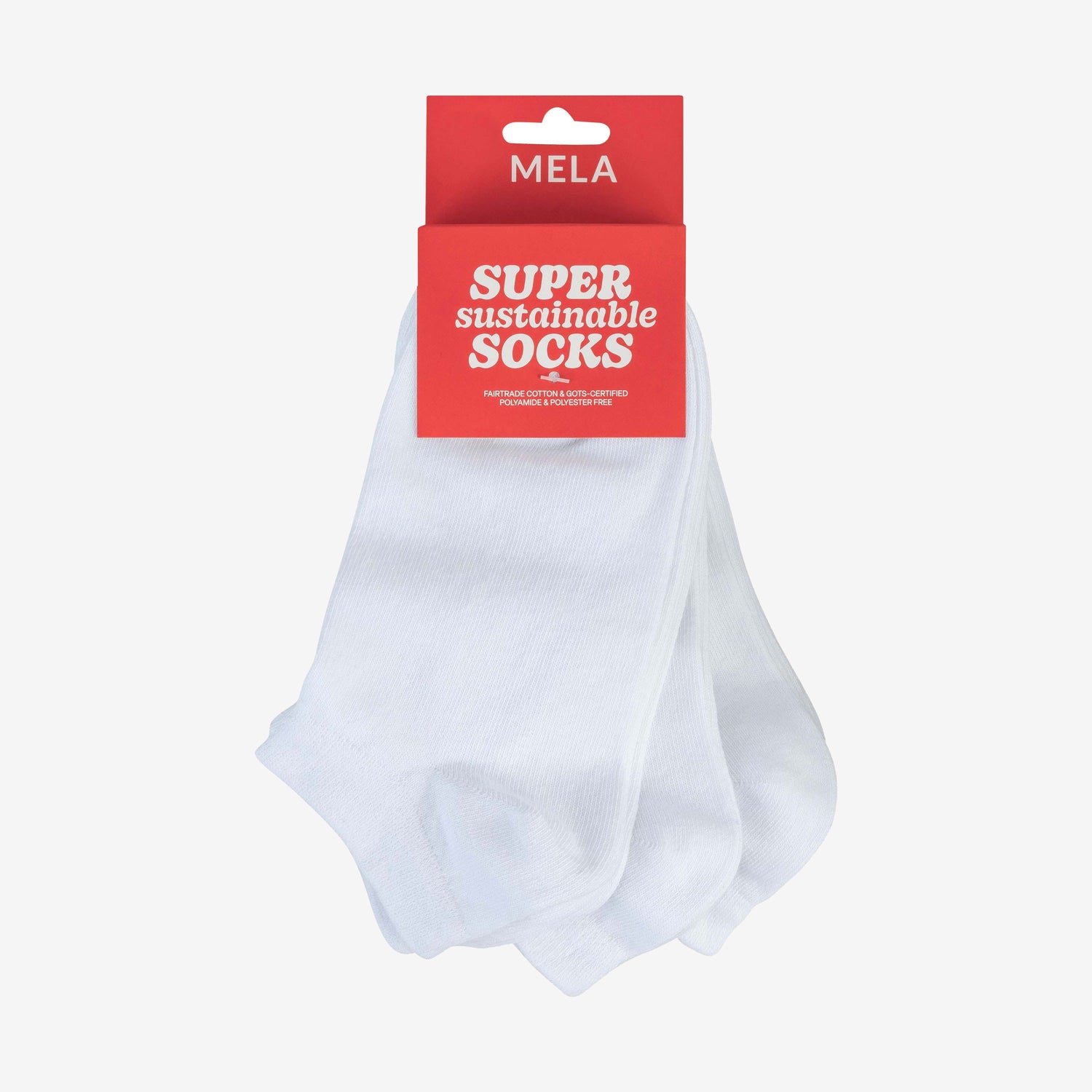 6-pack Super Sustainable Sneaker Socks White