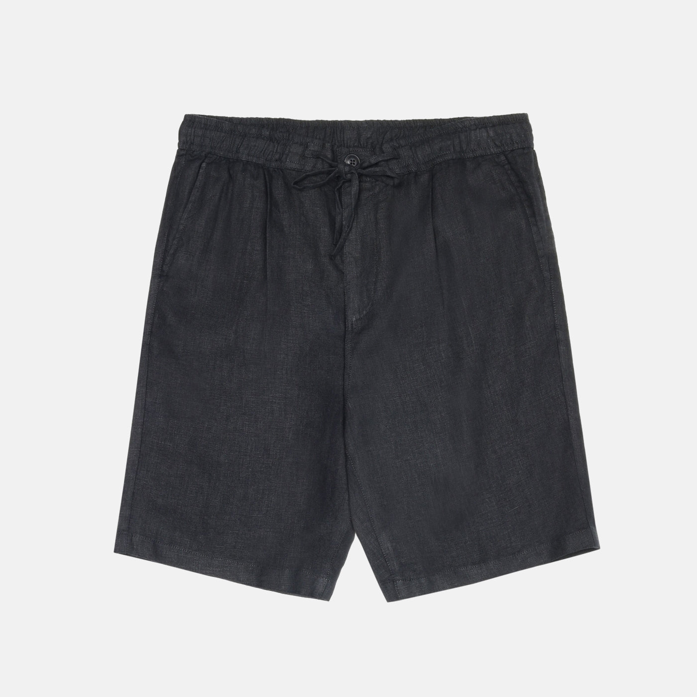 Fig Linen Shorts Black