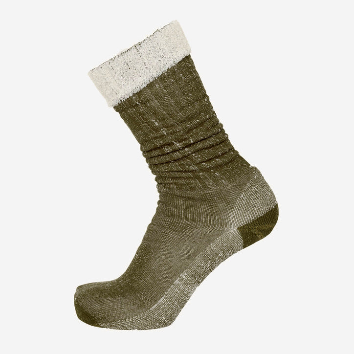 Raggsockor Ekologisk Ull Mörkgrön- KNOWLEDGE COTTON APPAREL