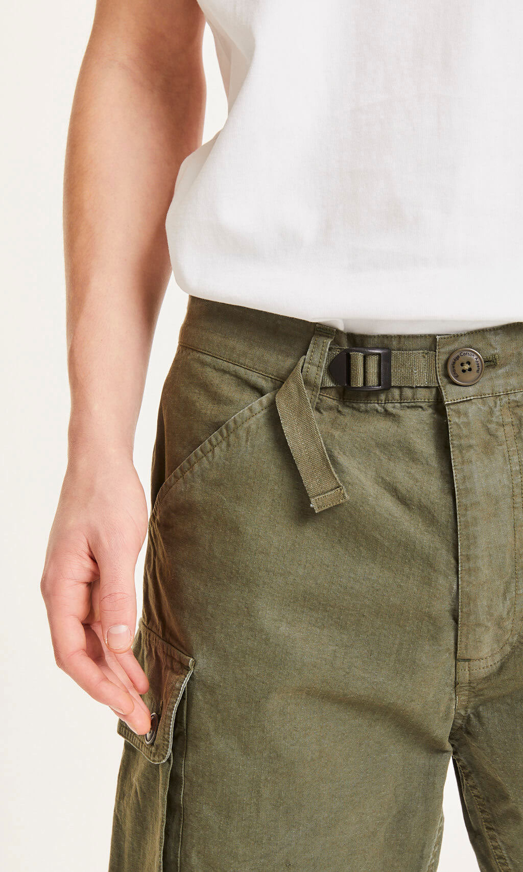 Trek Outdoor Durable Rip-stop Shorts Forrest -  KNOWLEDGE COTTON APPAREL