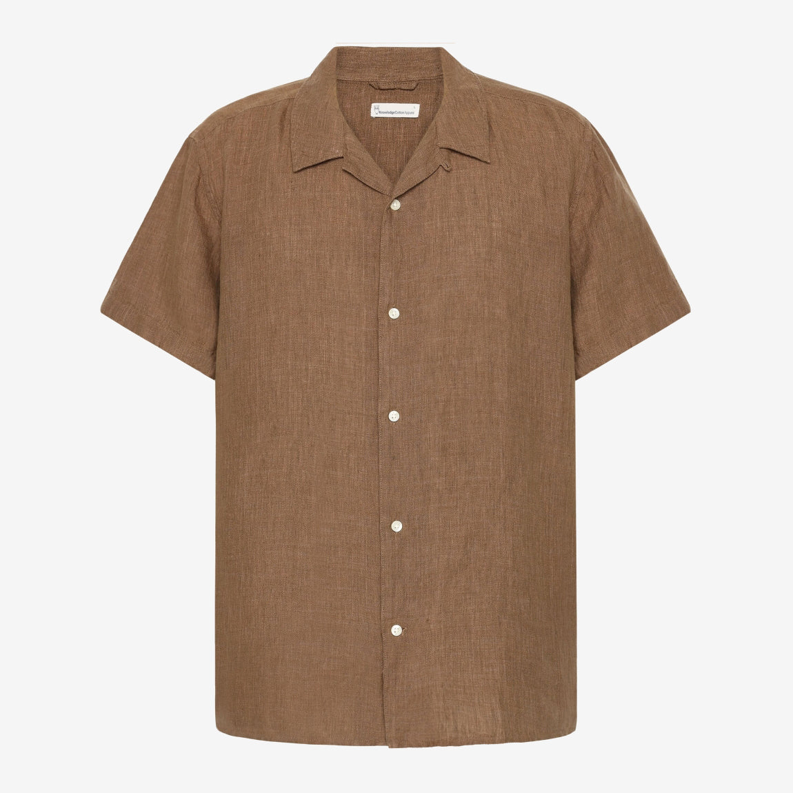 Box Short Sleeve Linen Shirt Tuffet