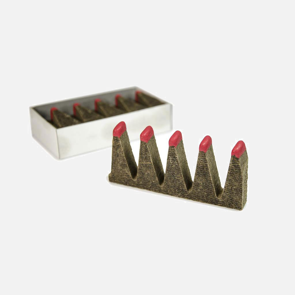 Braständare som funkar som tändstickor med 7 minuters brinntid.