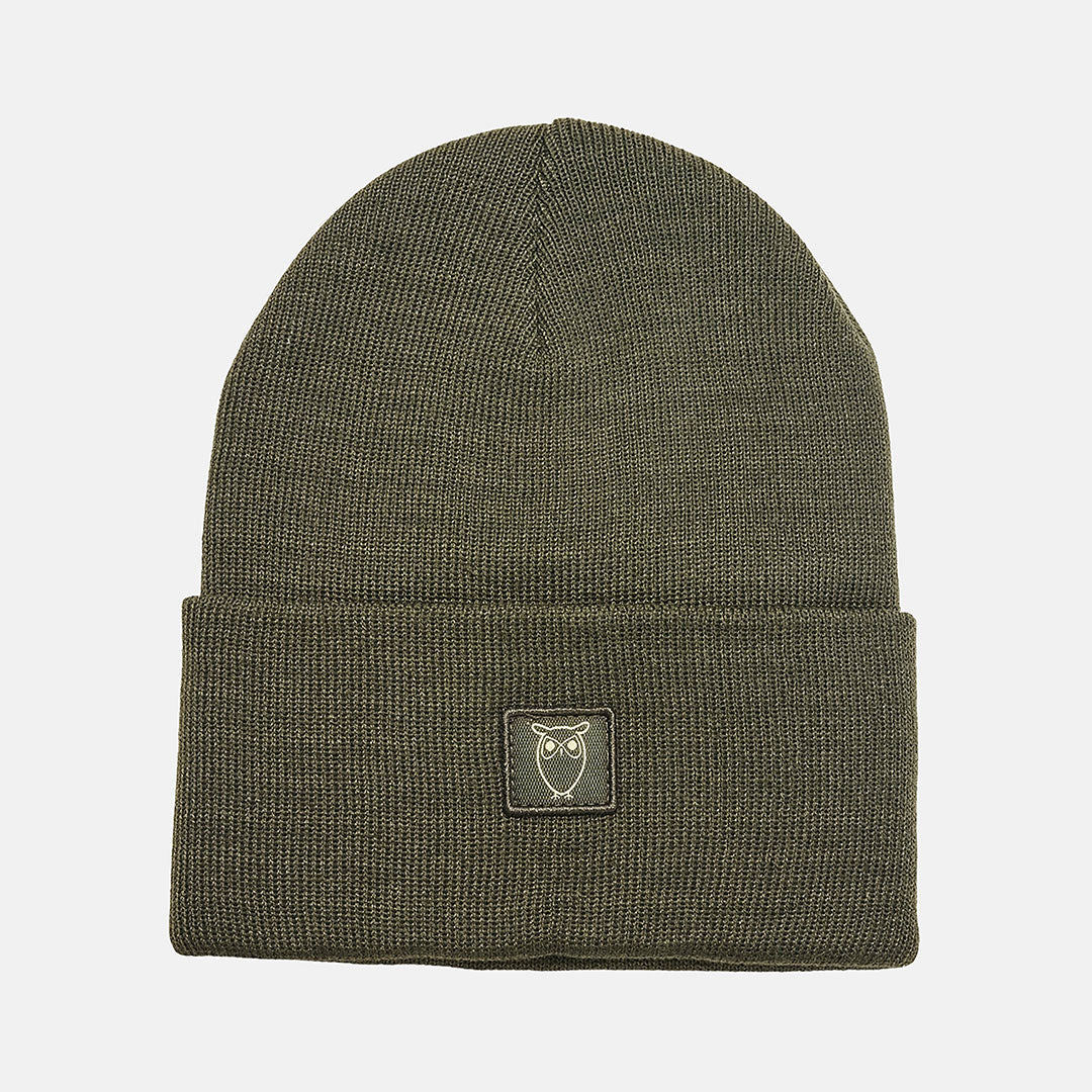 Vegan Beanie Forest - KNOWLEDGE COTTON APPAREL