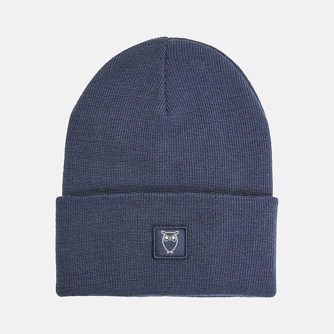 Vegan Beanie Total Eclipse - KNOWLEDGE COTTON APPAREL