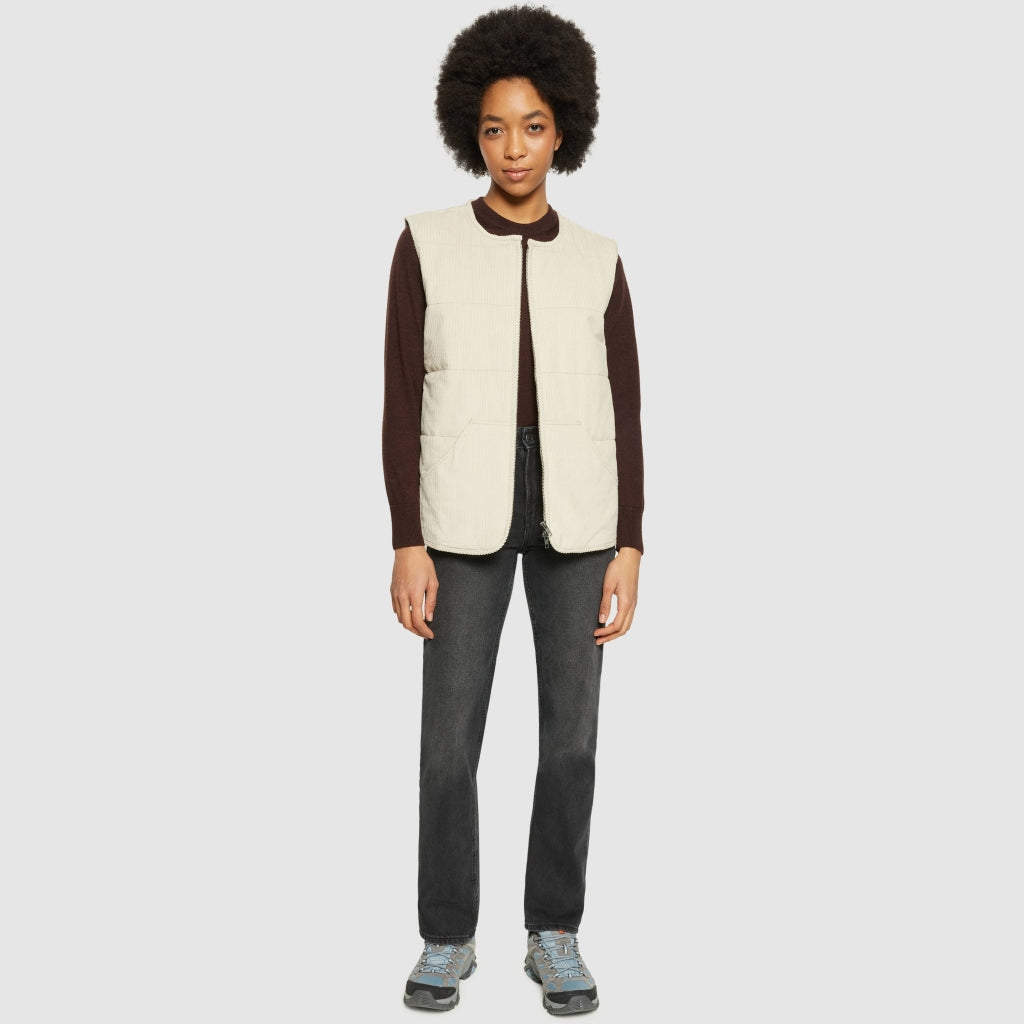 Manchesterväst Fodrad Feather Gray - KNOWLEDGE COTTON APPAREL