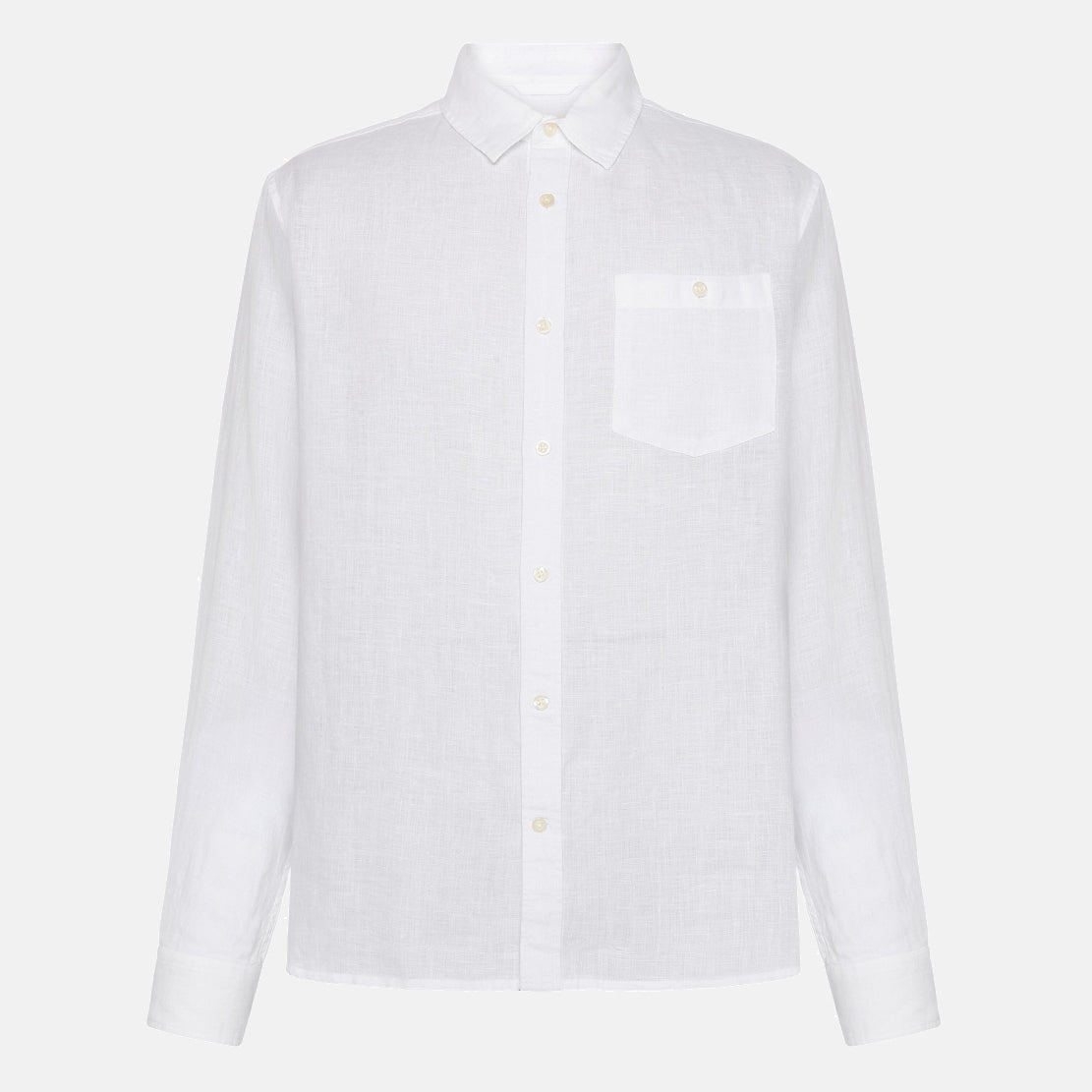 Regular Linen Shirt Bright White