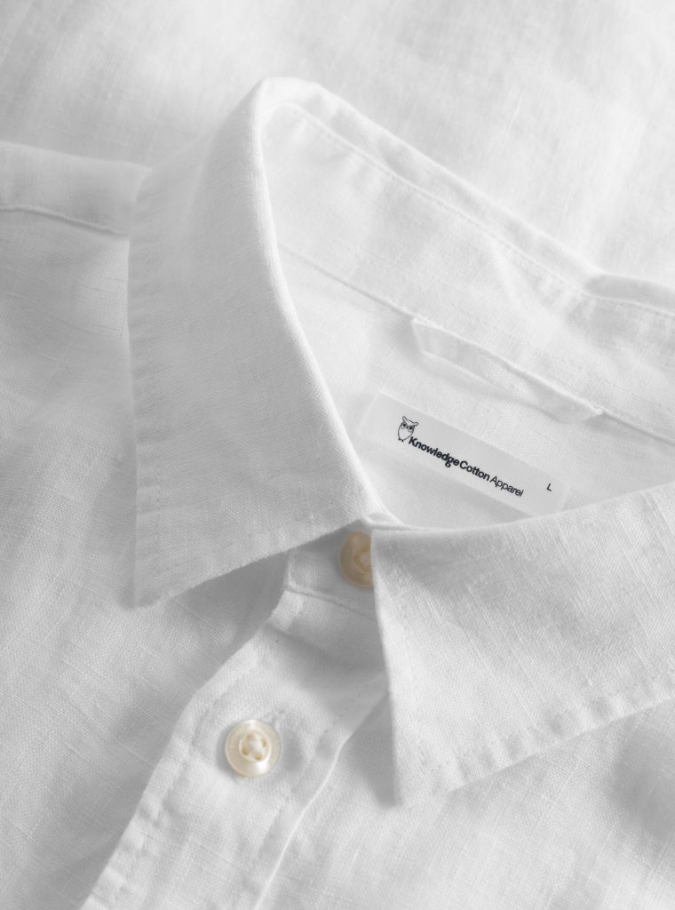 Regular Linen Shirt Bright White
