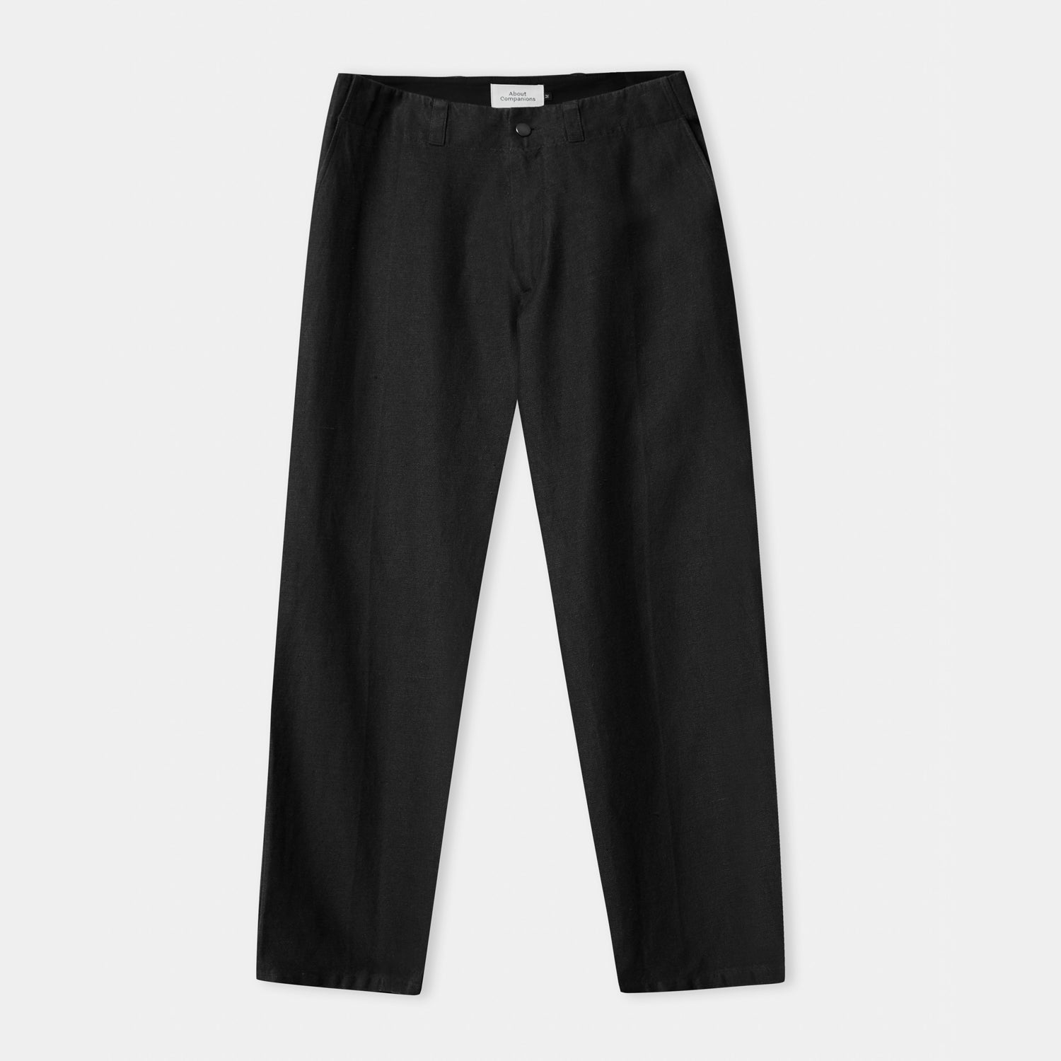 Waban Winter Linen Trousers Black