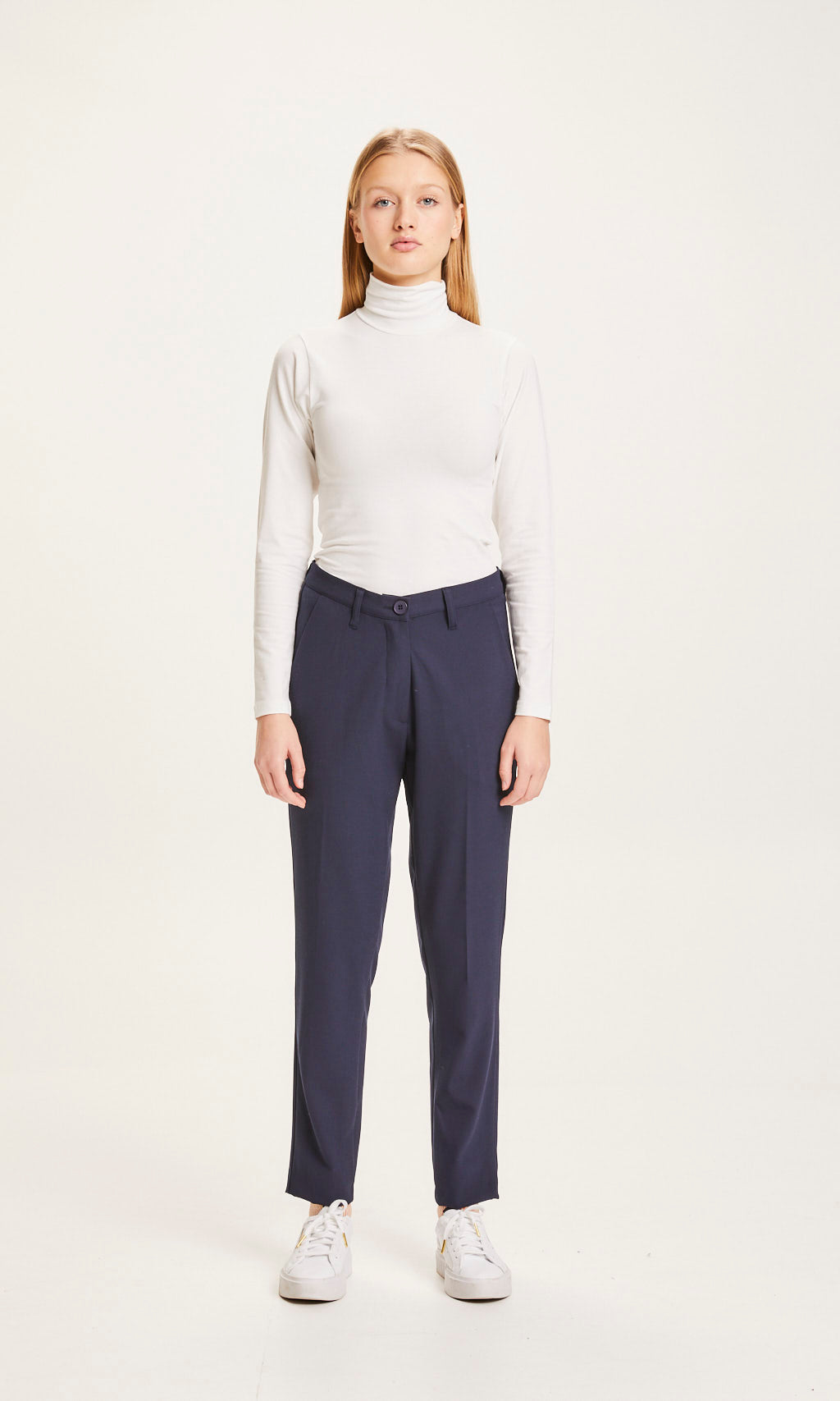 Willow Chino Pants Total Eclipse - KNOWLEDGE COTTON APPAREL