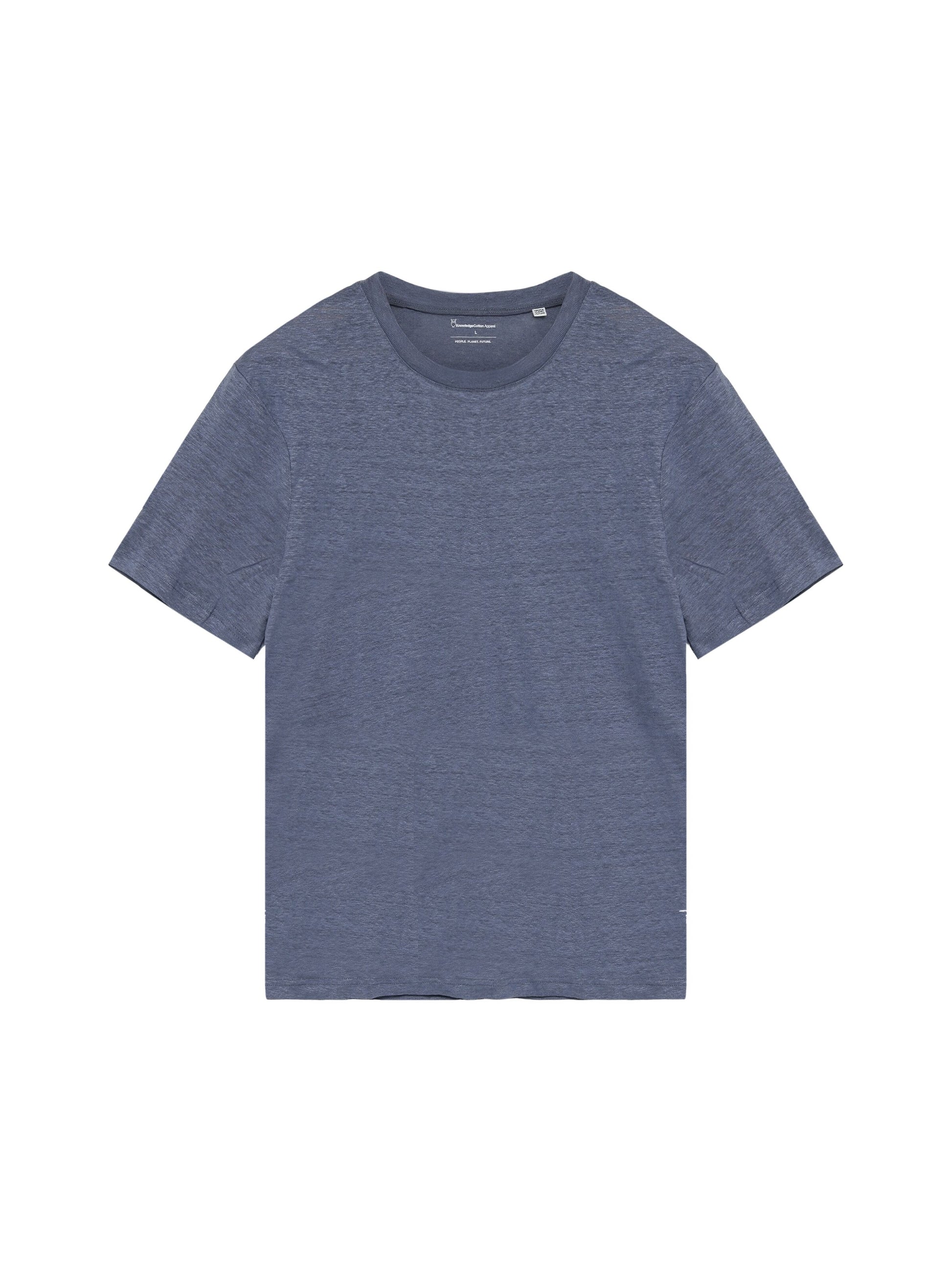 T-shirt Linne Herr Ekologisk Lin Vintage Indigo