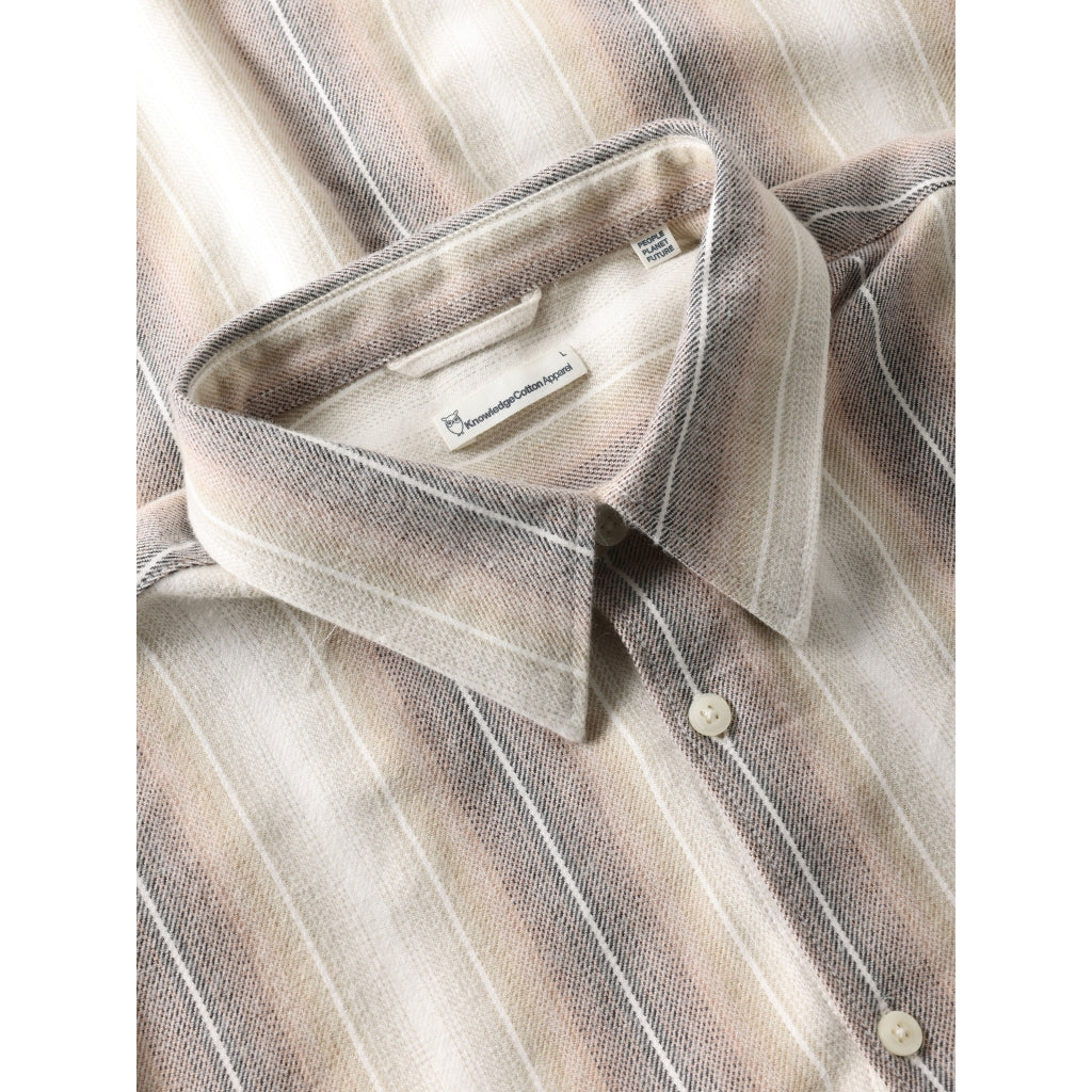 Dune Regular Stripe Shirt Creme