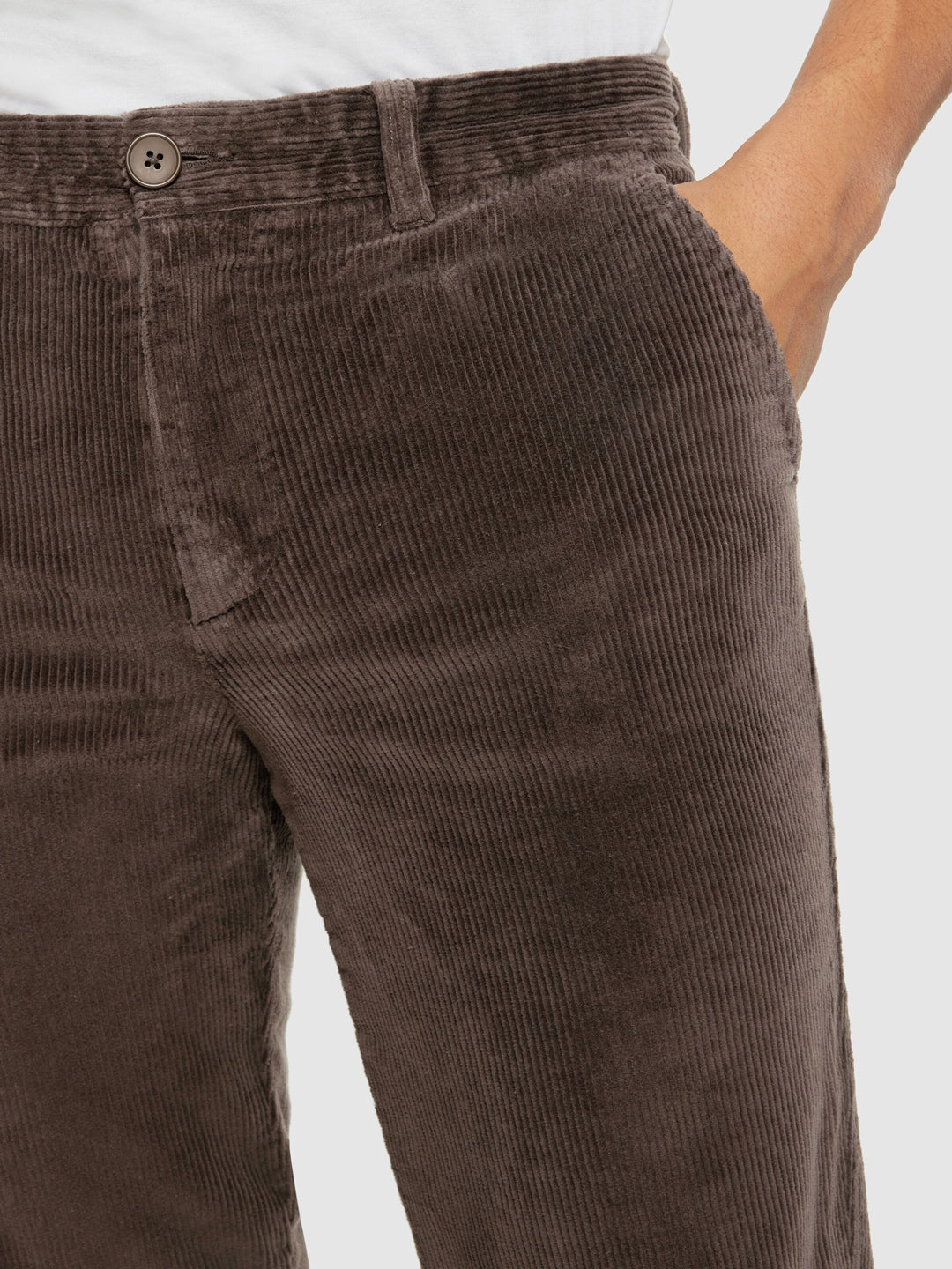 Chuck Corduroy Stretch Brown - KNOWLEDGE COTTON APPAREL