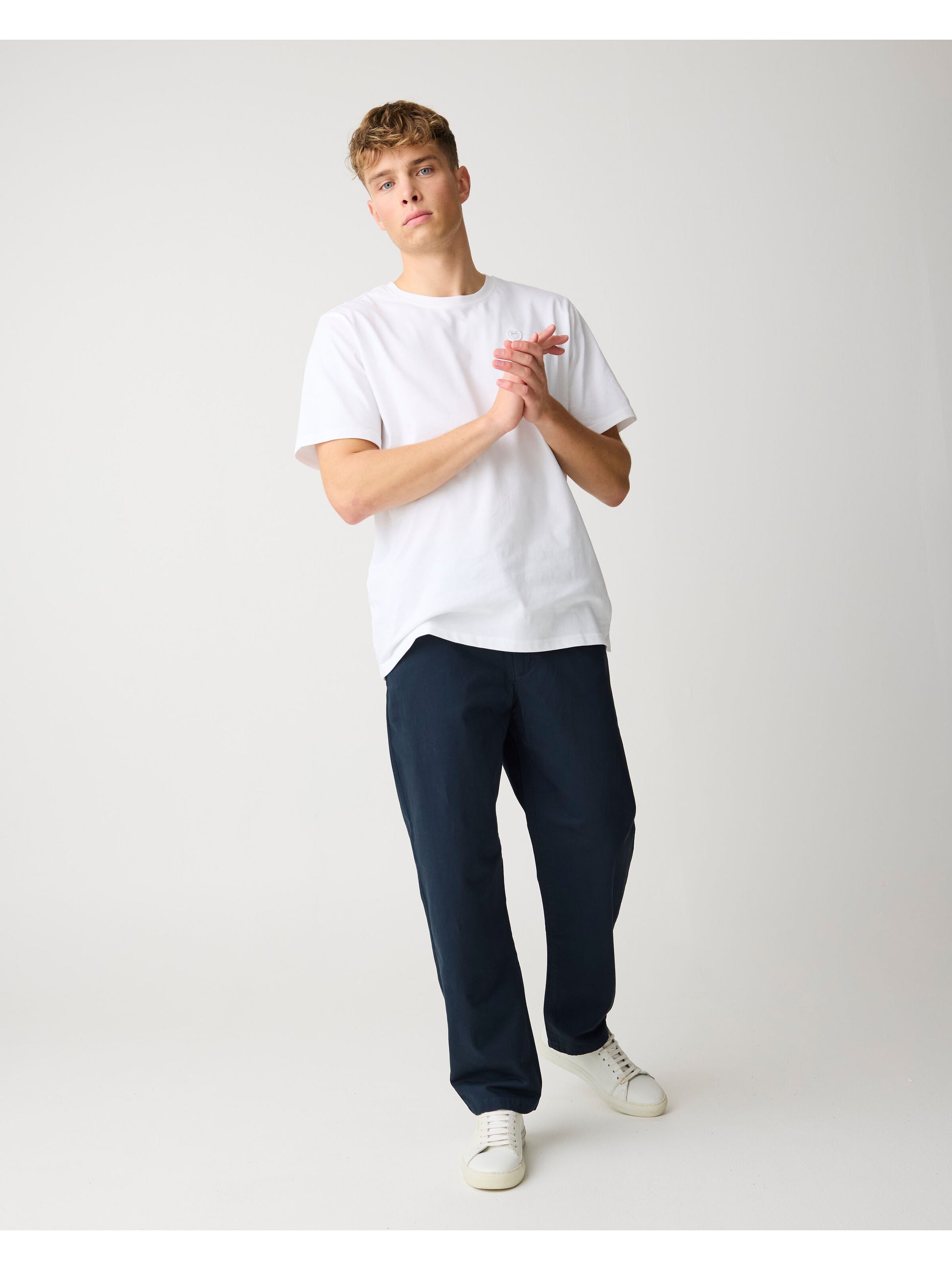 Flint Wide Chino Pants Total Eclipse