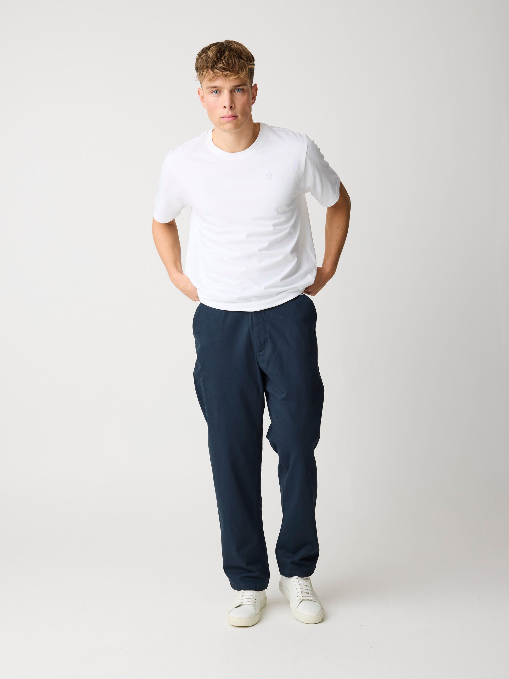 Flint Wide Chino Pants Total Eclipse