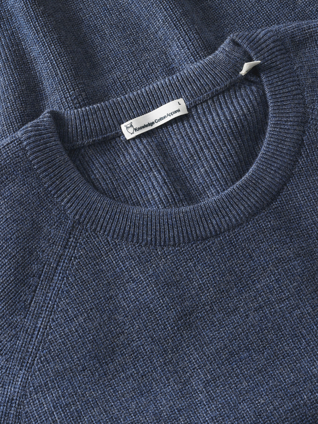 Merino Wool Crew Neck VIntage Indigo