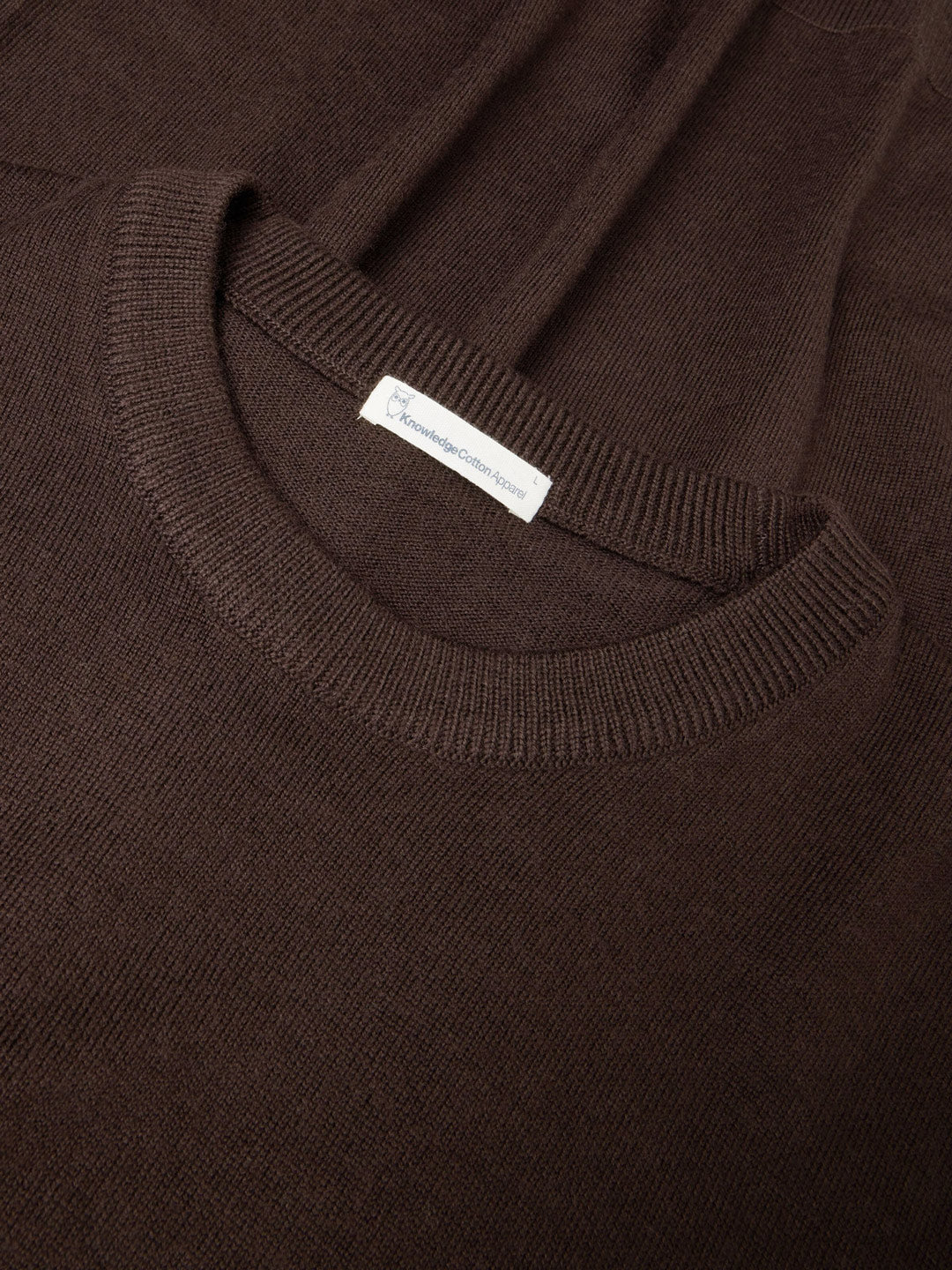 Merino Wool Crew Neck Chocolate Torte