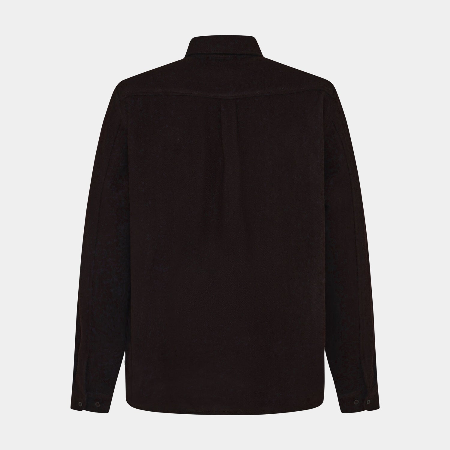 Dune Merino Wool Regular Shirt Chocolate Torte