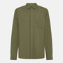 Linen & EcoVero Mix Shirt Burned Olive
