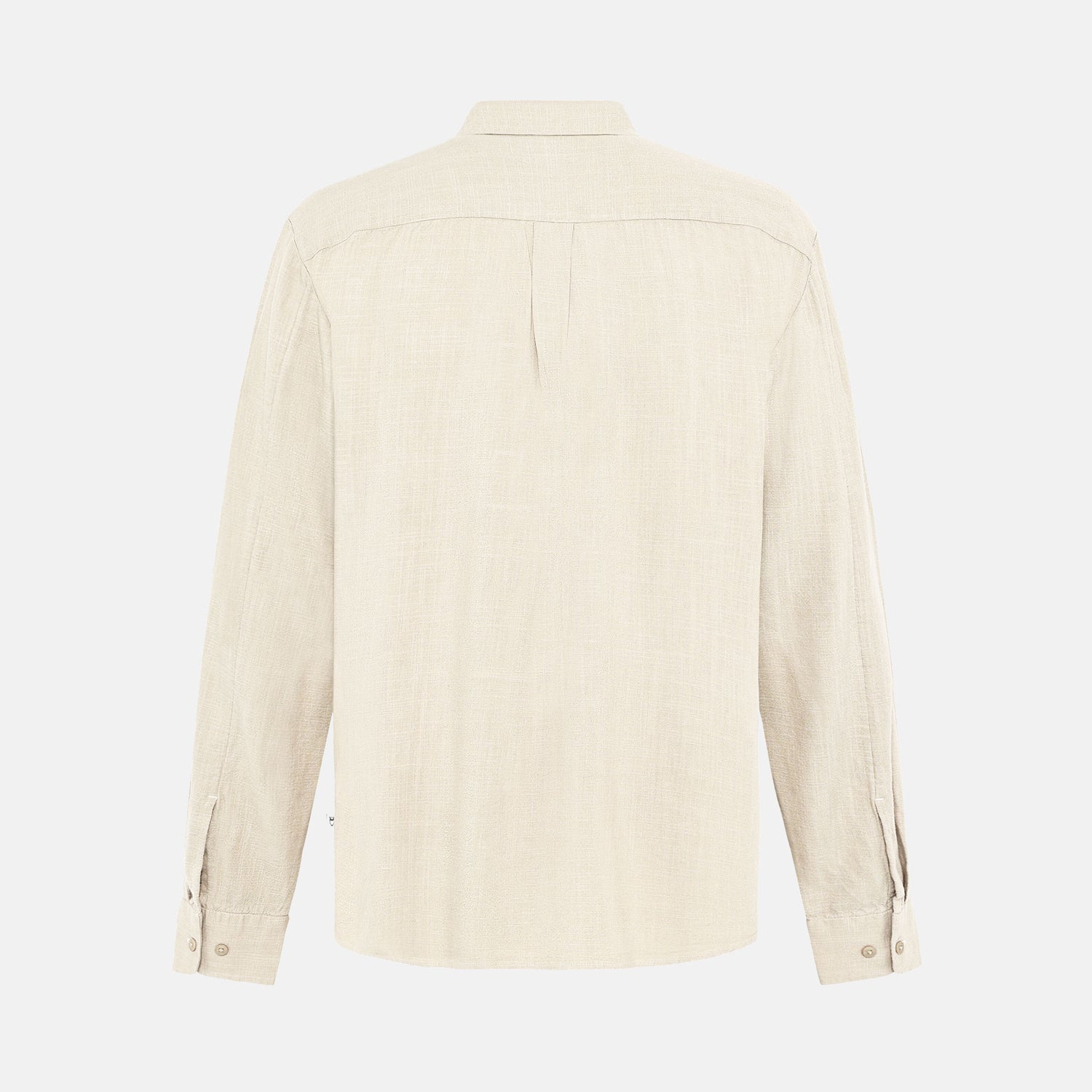 Linen & EcoVero Mix Shirt Egret