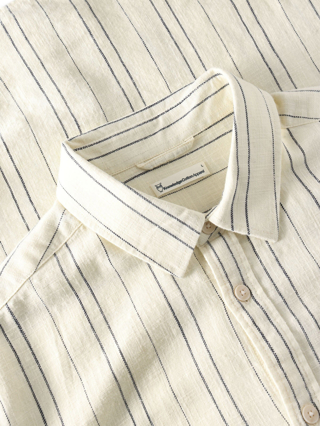 Regular Fit Checkered Shirt White Stripe