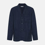 Linen BLazer Yarndyed Total Eclipse