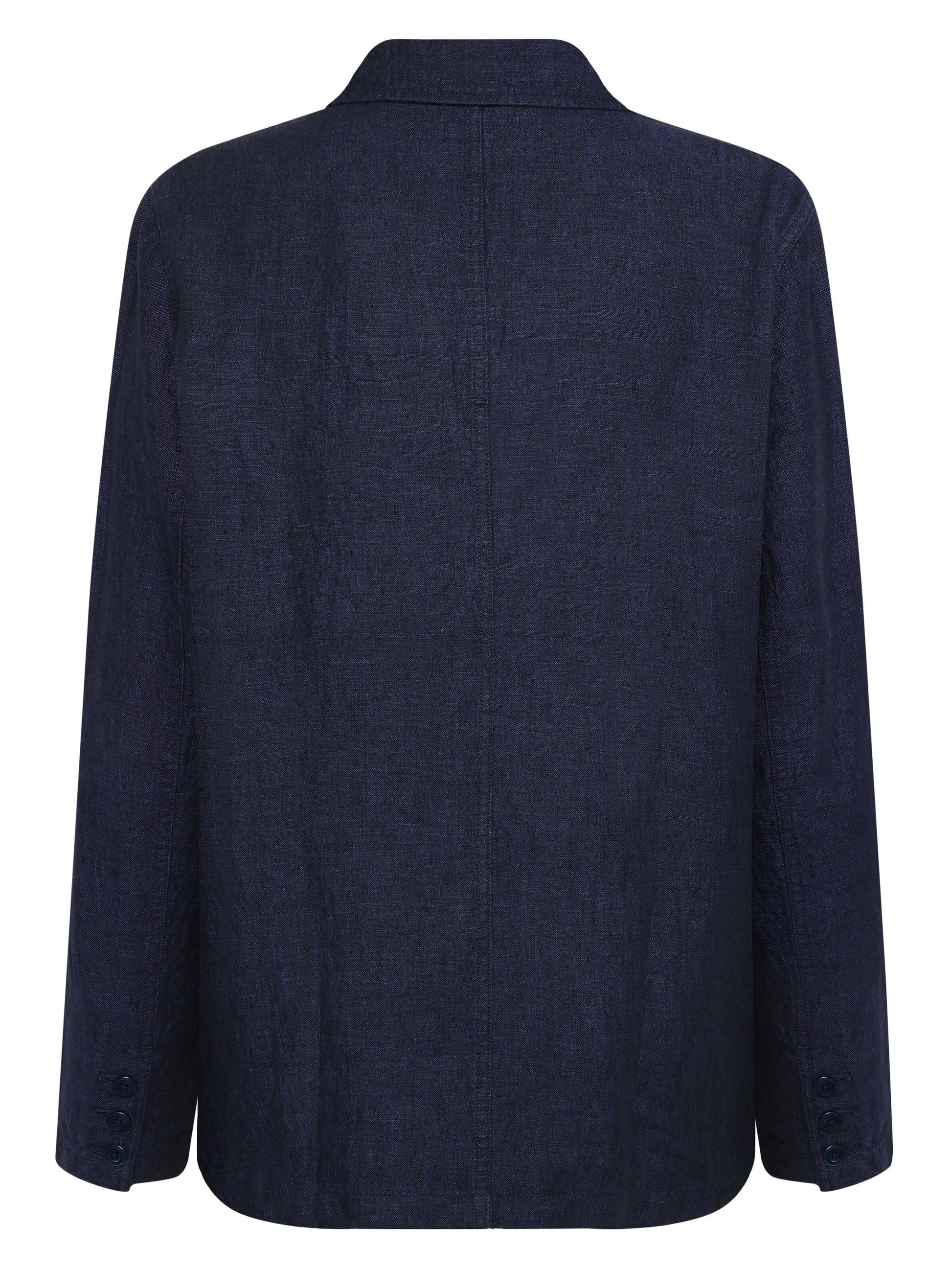 Linen BLazer Yarndyed Total Eclipse