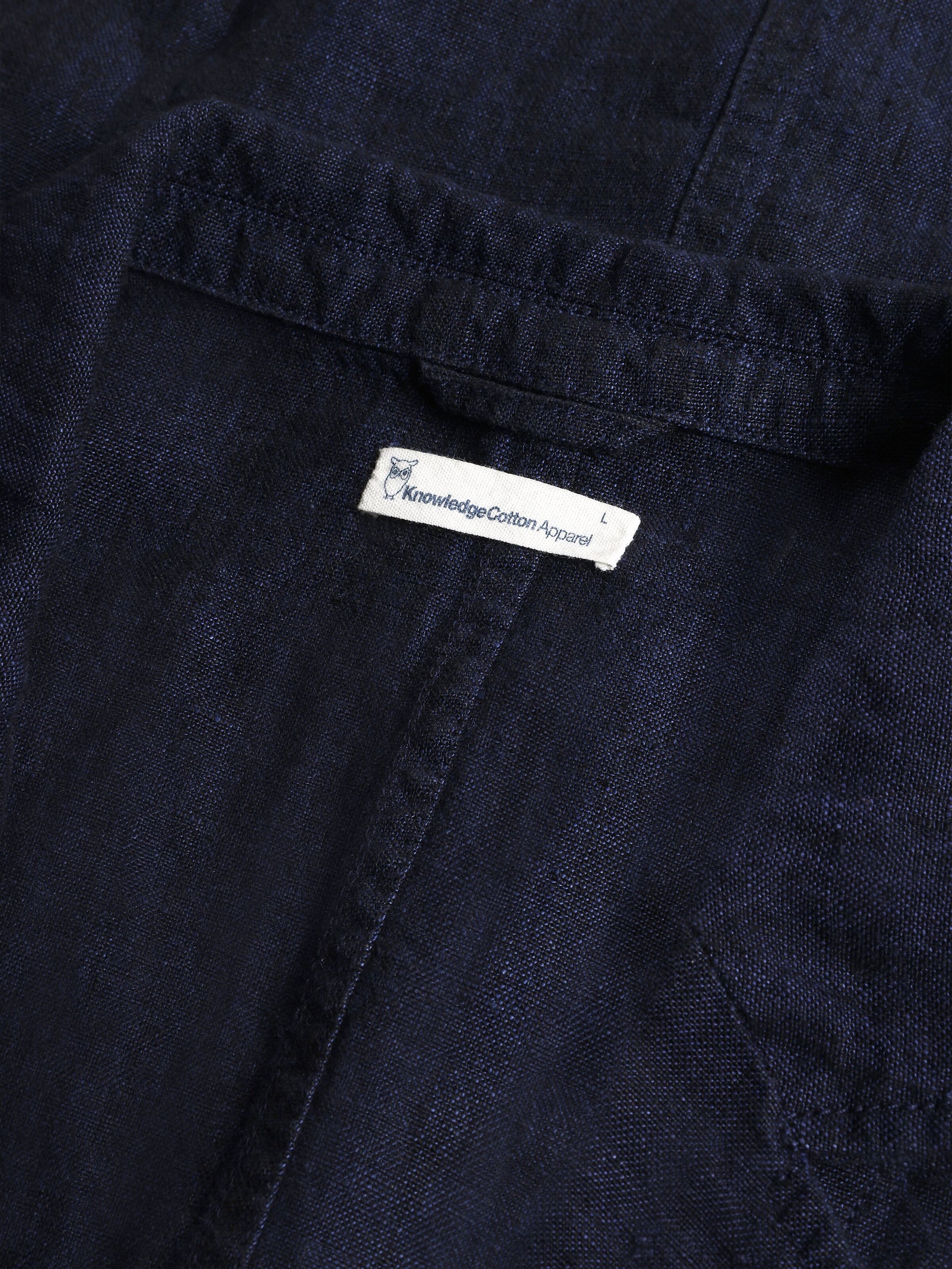 Linen BLazer Yarndyed Total Eclipse