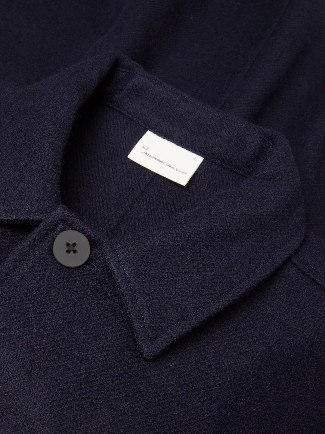 Merino Wool Heavy Overshirt Night Sky