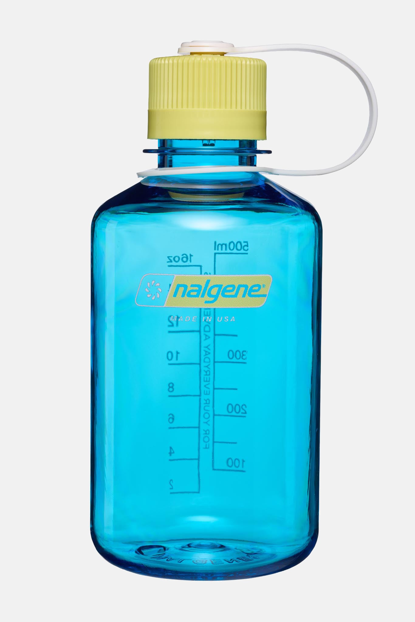 500ml Narrow Mouth Sustain Water Bottle Blue Atoll Endive