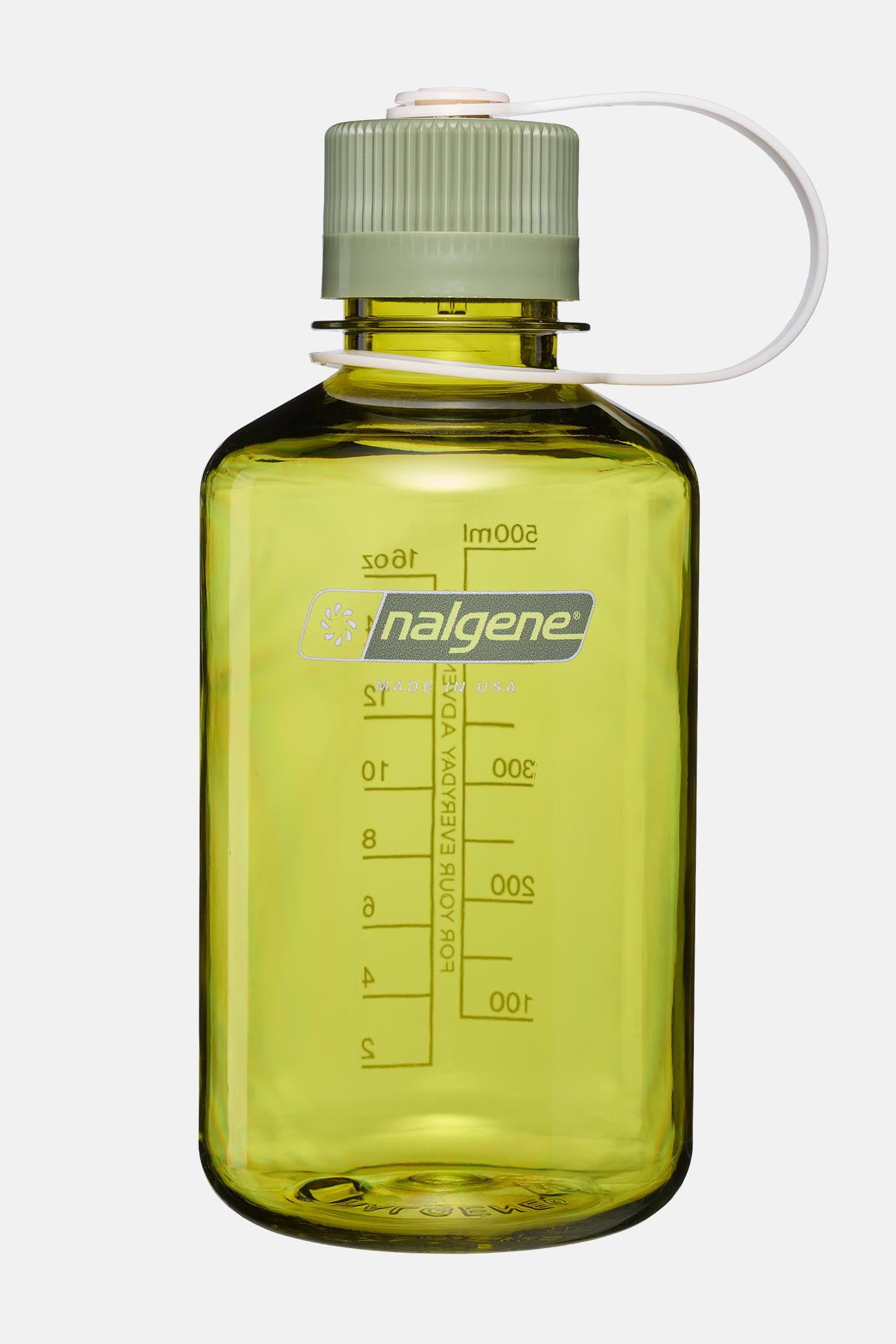500ml Narrow Mouth Sustain Water Bottle Endive Oil Green