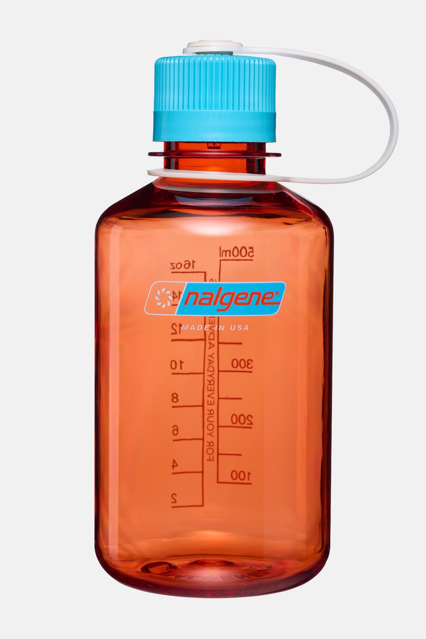 500ml Narrow Mouth Sustain Water Bottle Flame Blue Atoll