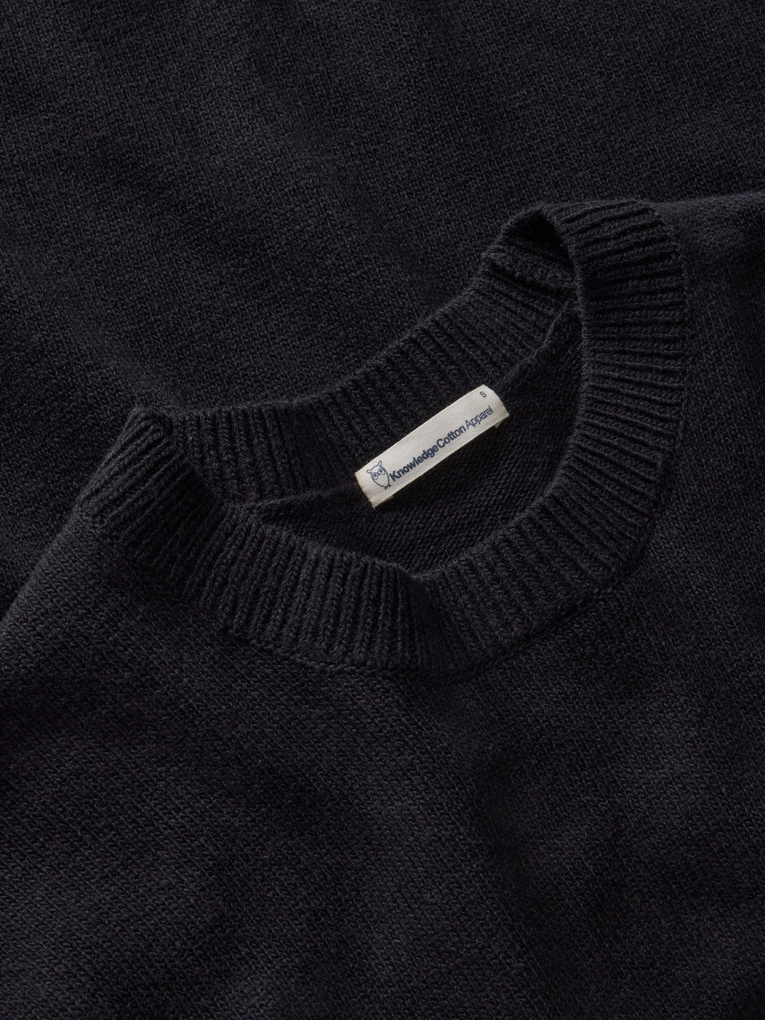 Lambswool Crew Neck Sweater Jet Black