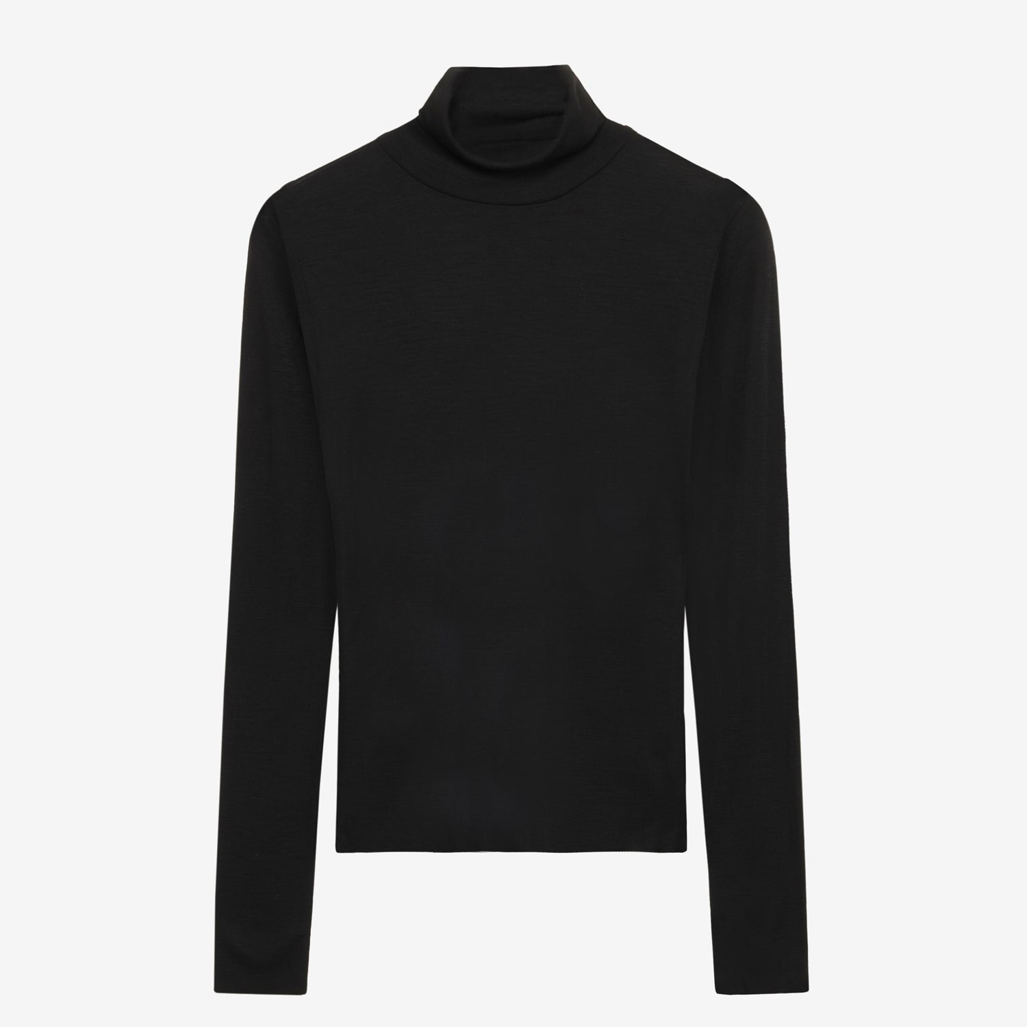 Merino Wool Long Sleeve Womens Turtleneck