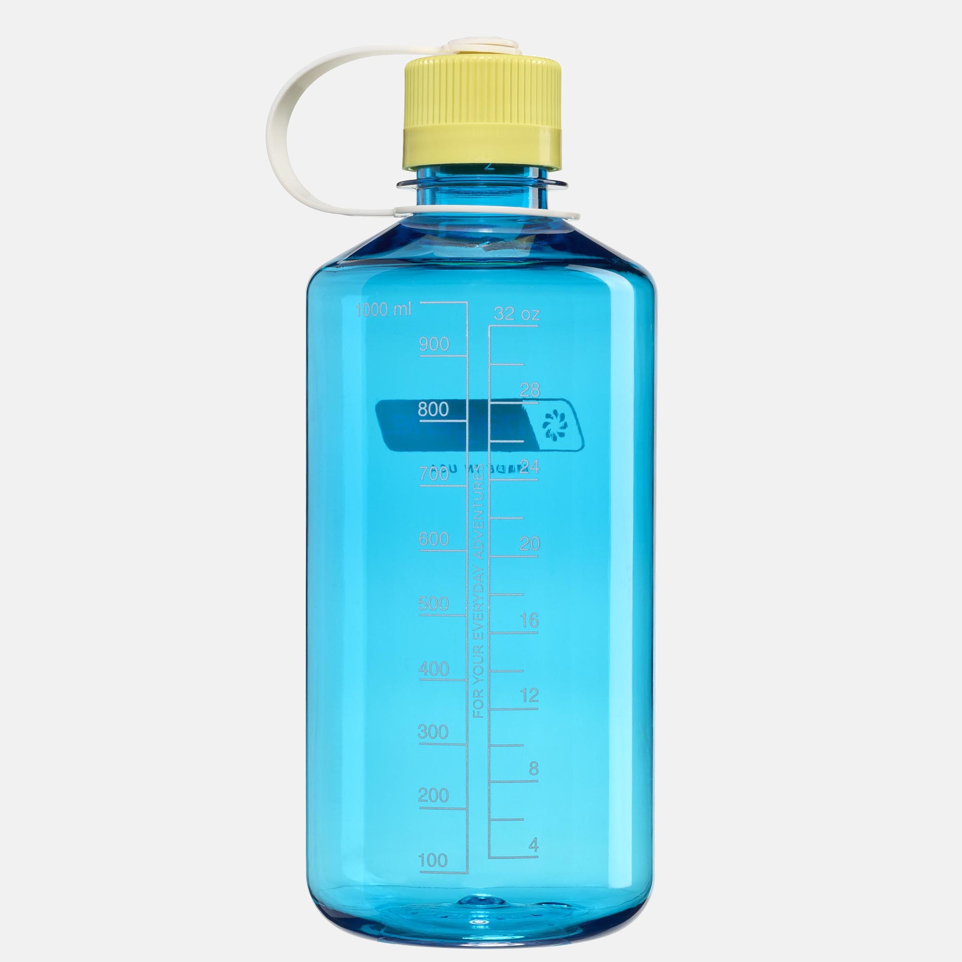 1L Narrow Mouth Sustain Water Bottle Blue Atoll Endive