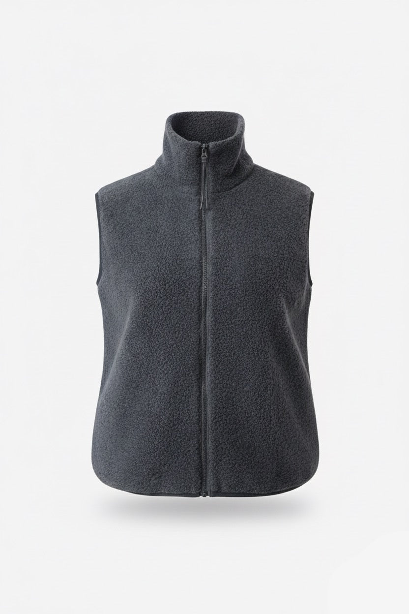 Holberg Wool Blend Vest Graphite
