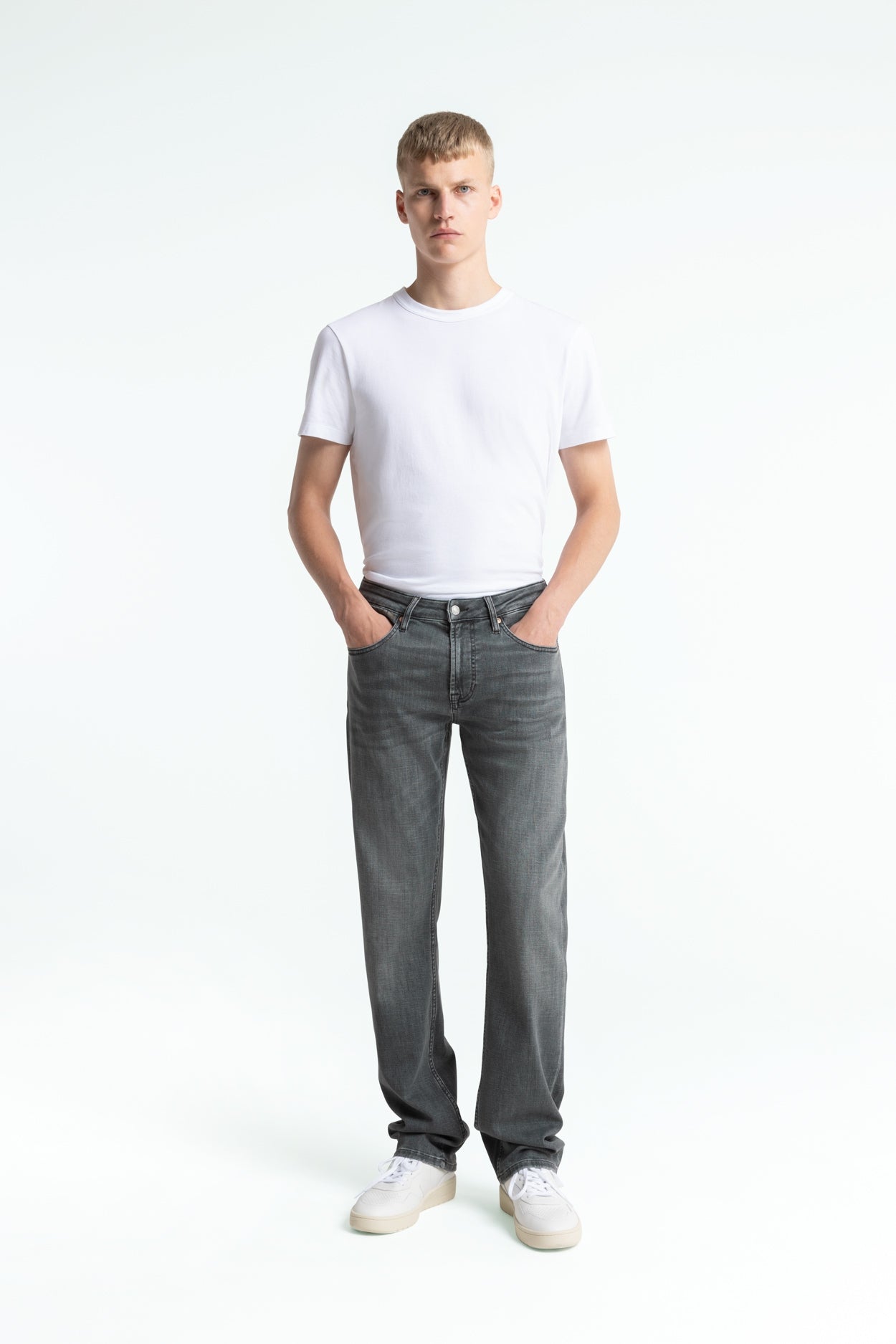 Ryan Jeans Herr Ekologisk Bomull Light Grey