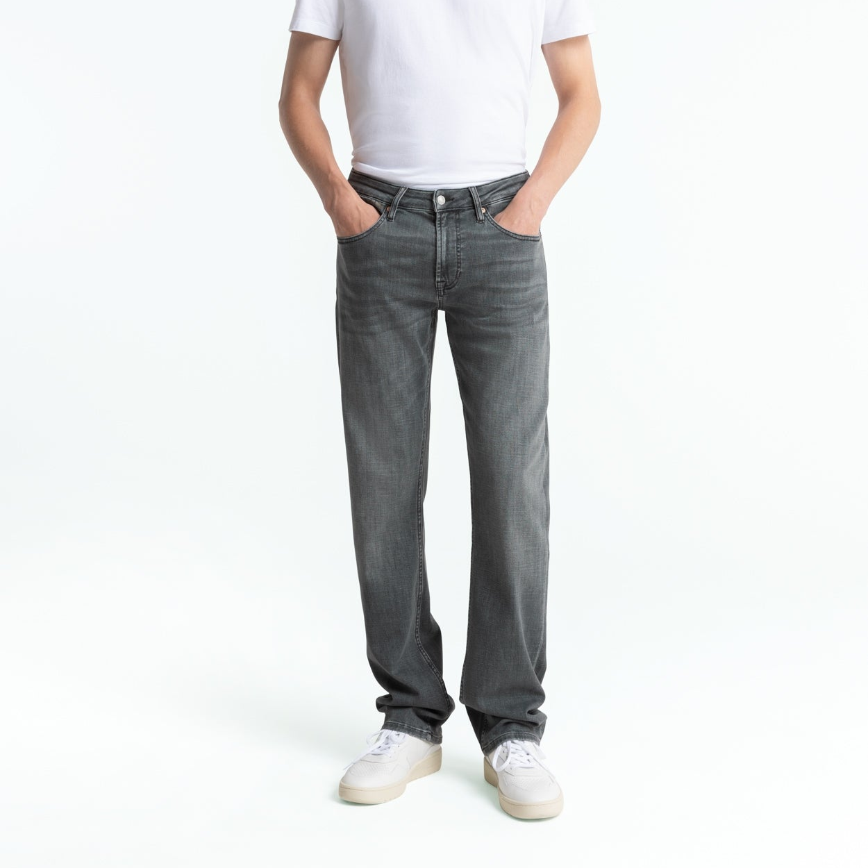 Ryan Jeans Herr Ekologisk Bomull Light Grey