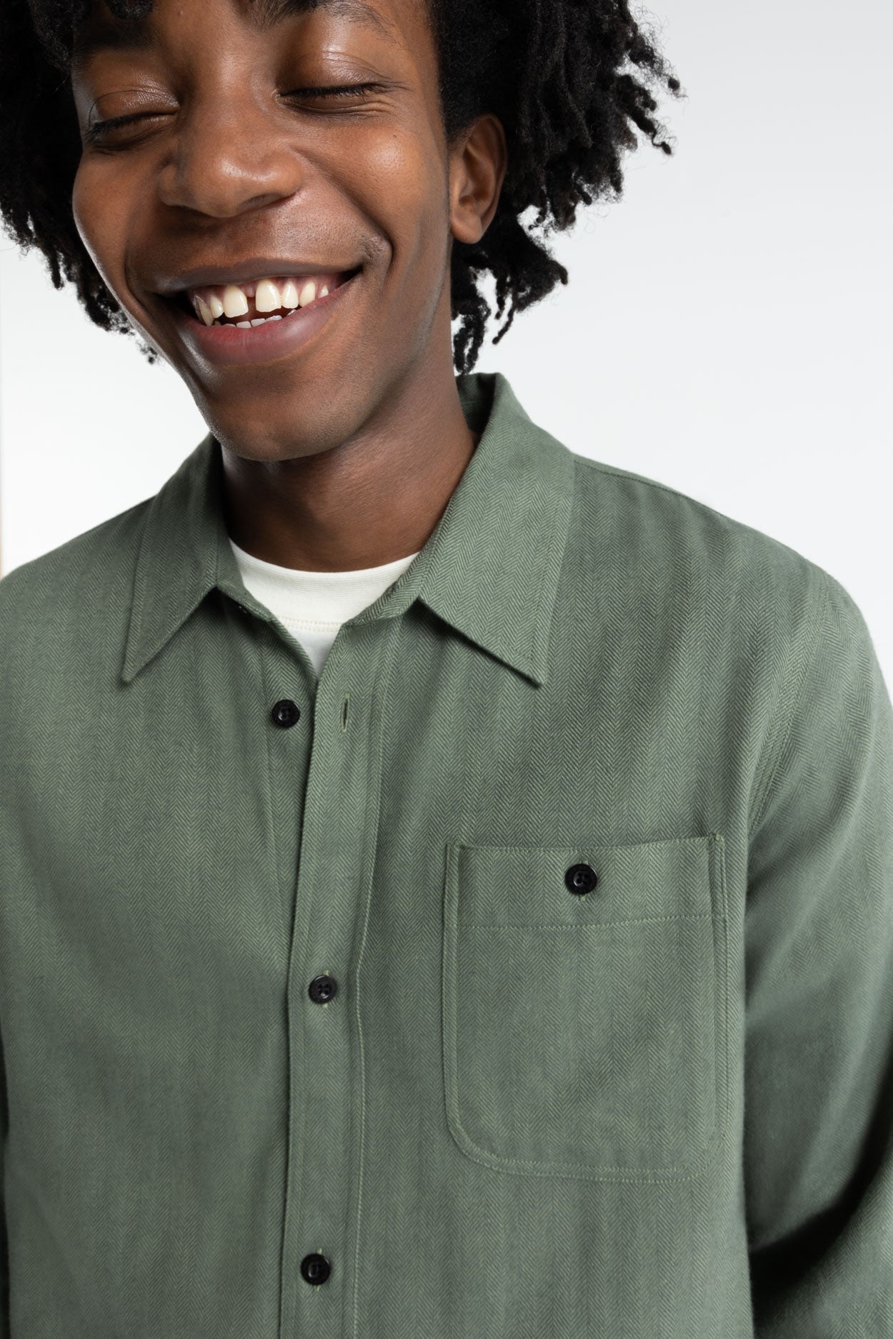 Juntoku Overshirt Mulled Basil