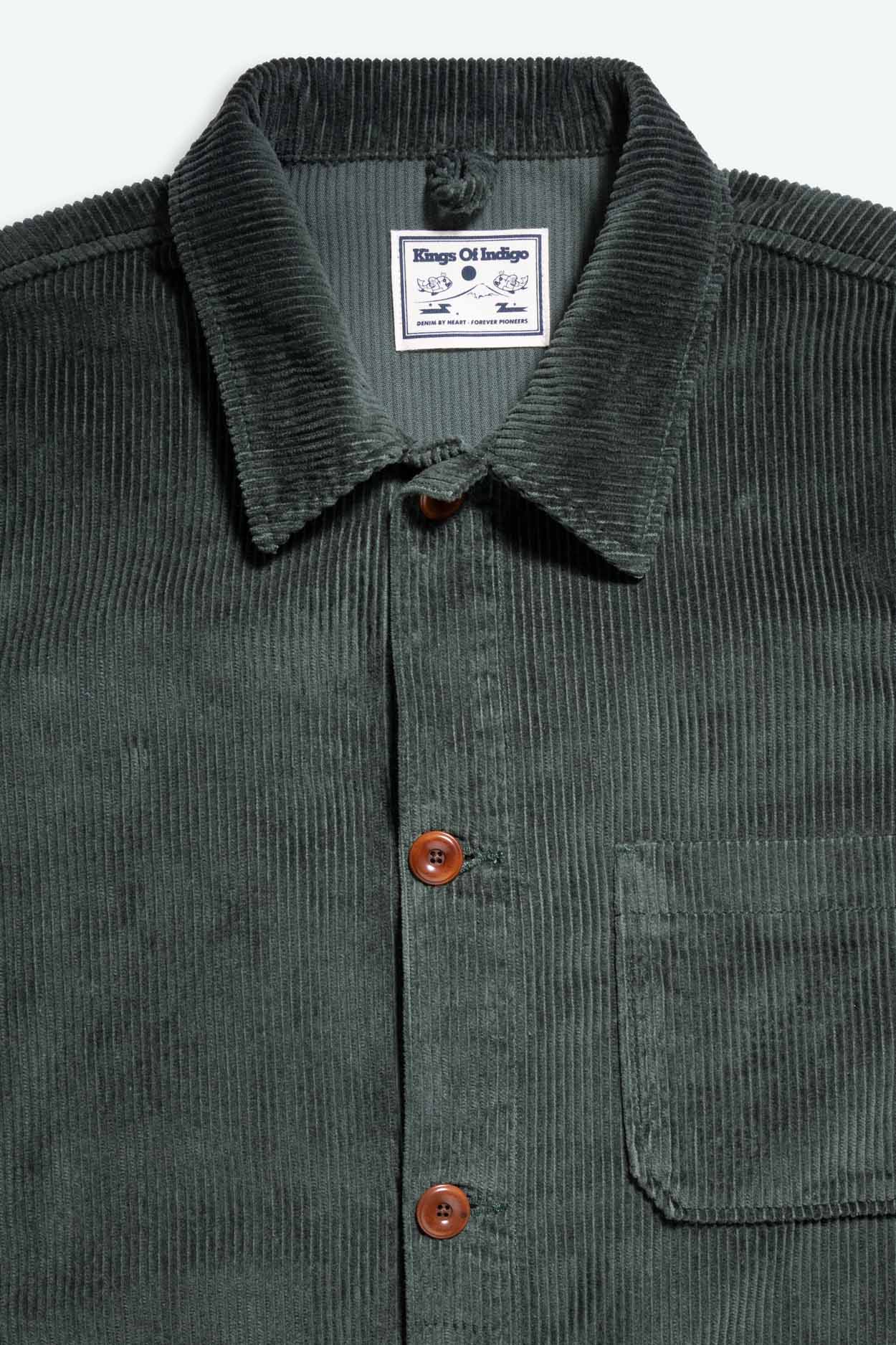 Duncan Cord Jacket Dark Green
