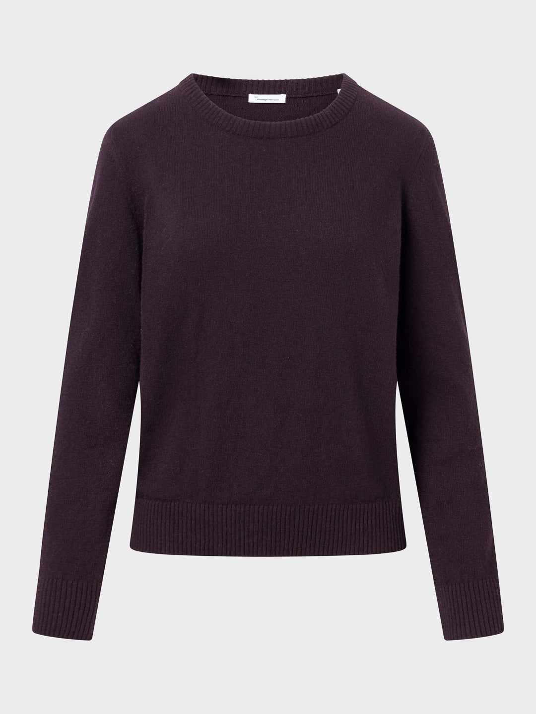 Lambswool Crew Neck Fine Knit - KNOWLEDGE COTTON APPAREL