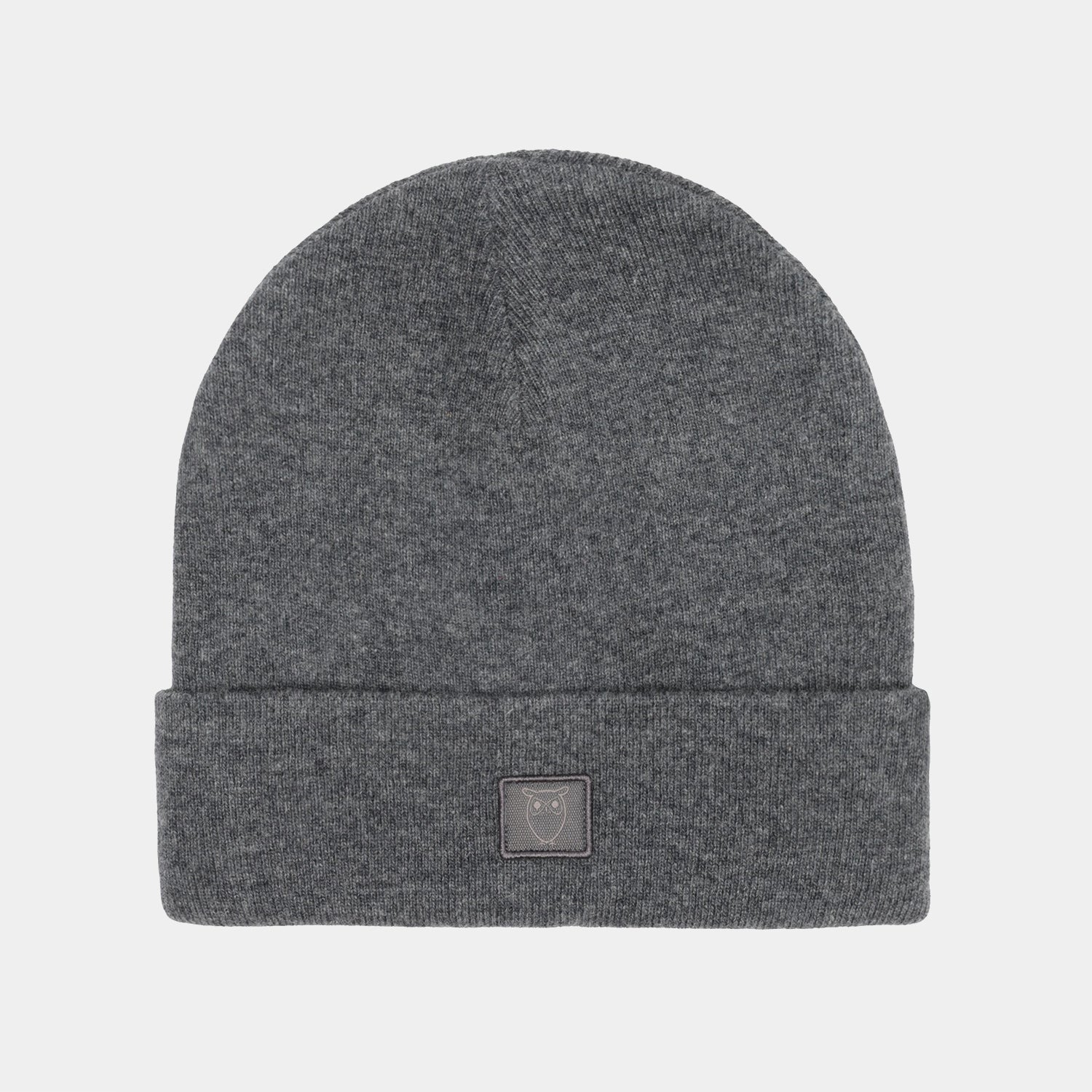 Lambswool Beanie Dark Grey Melange