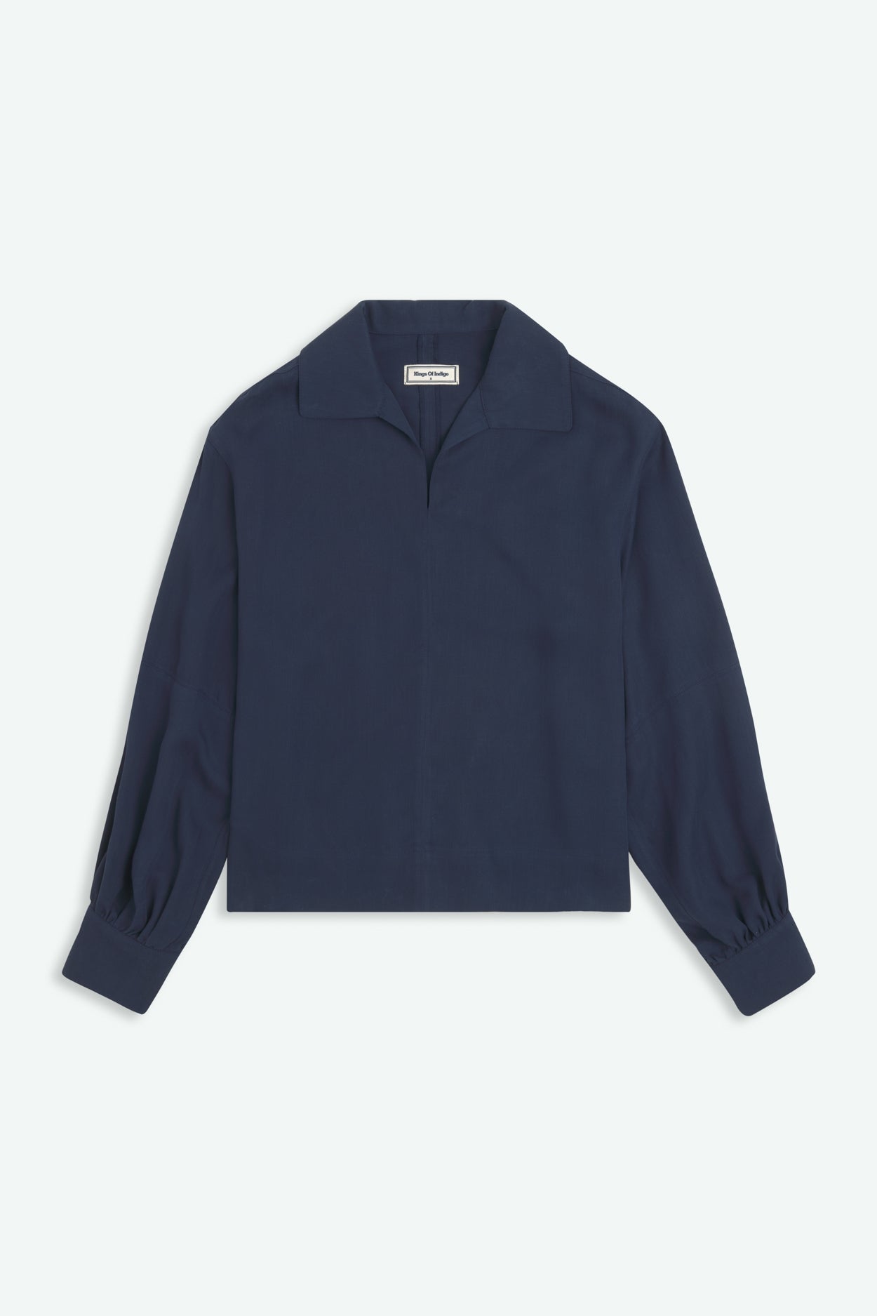 Rheana Cropped Blouse Dress Blues
