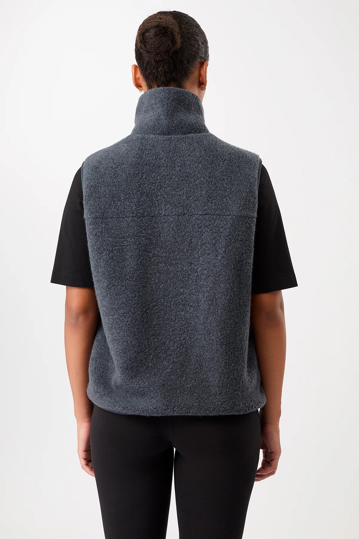 Holberg Wool Blend Vest Graphite