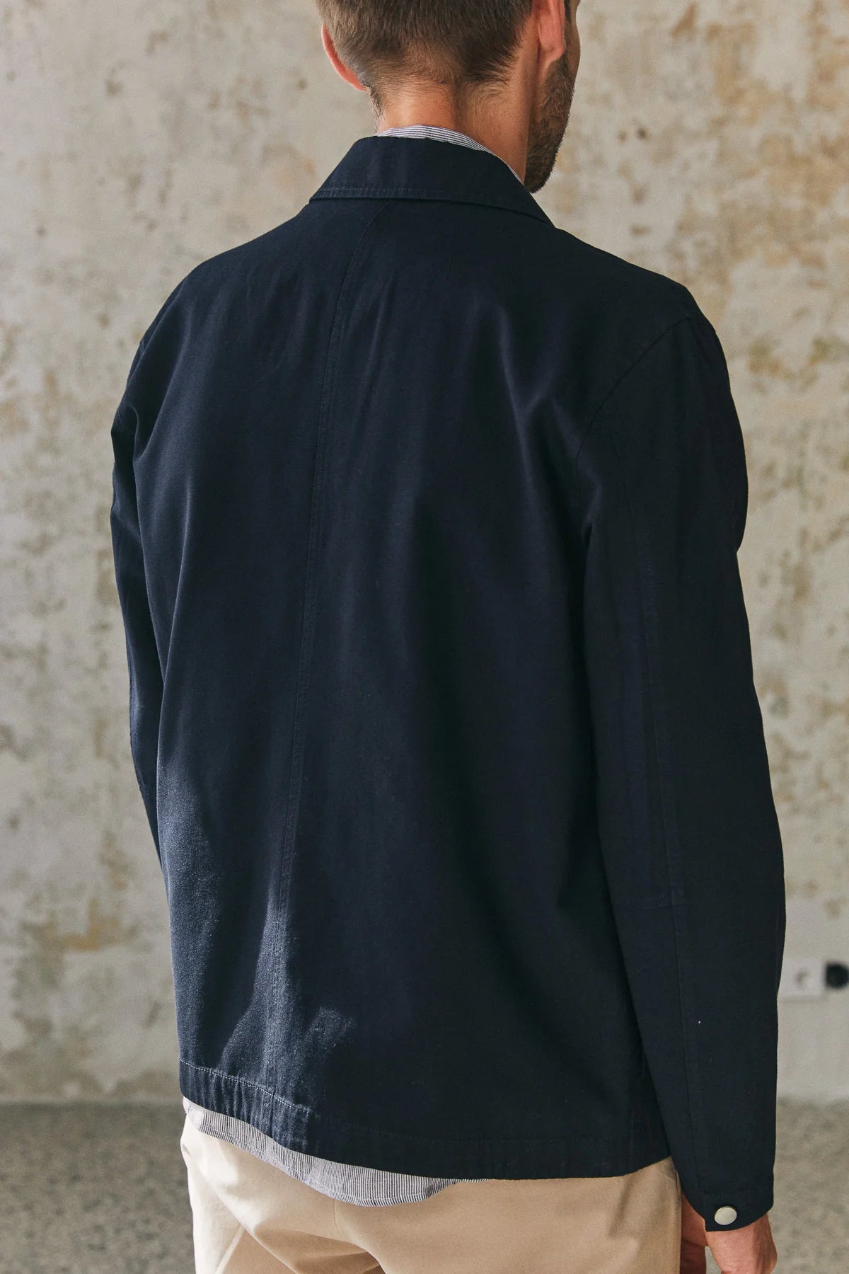 Asir Jacket Light Canvas Navy