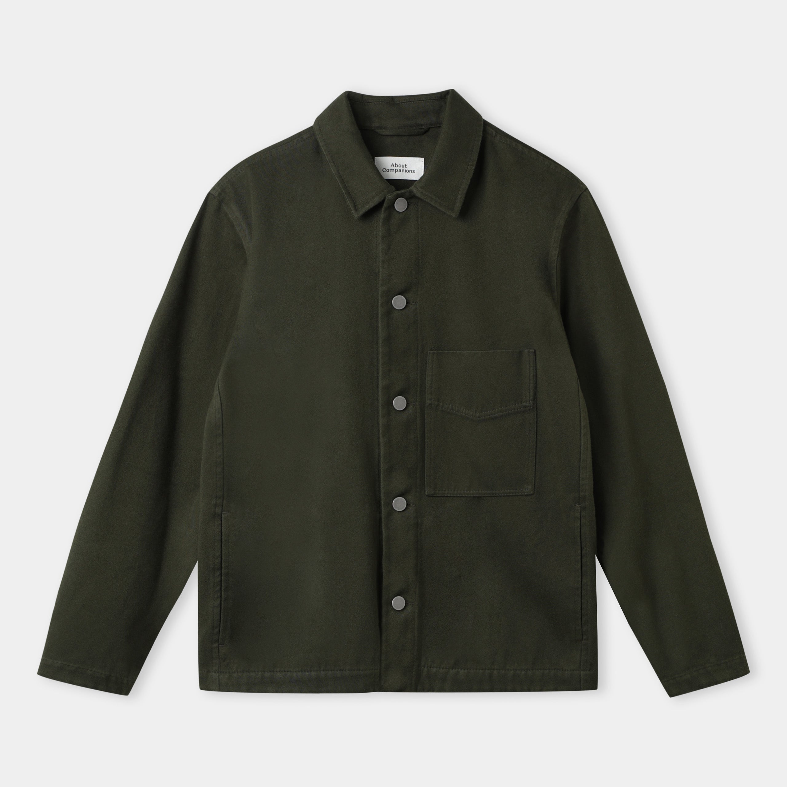 Asir Moleskin Organic Cotton Jacket Forest Green